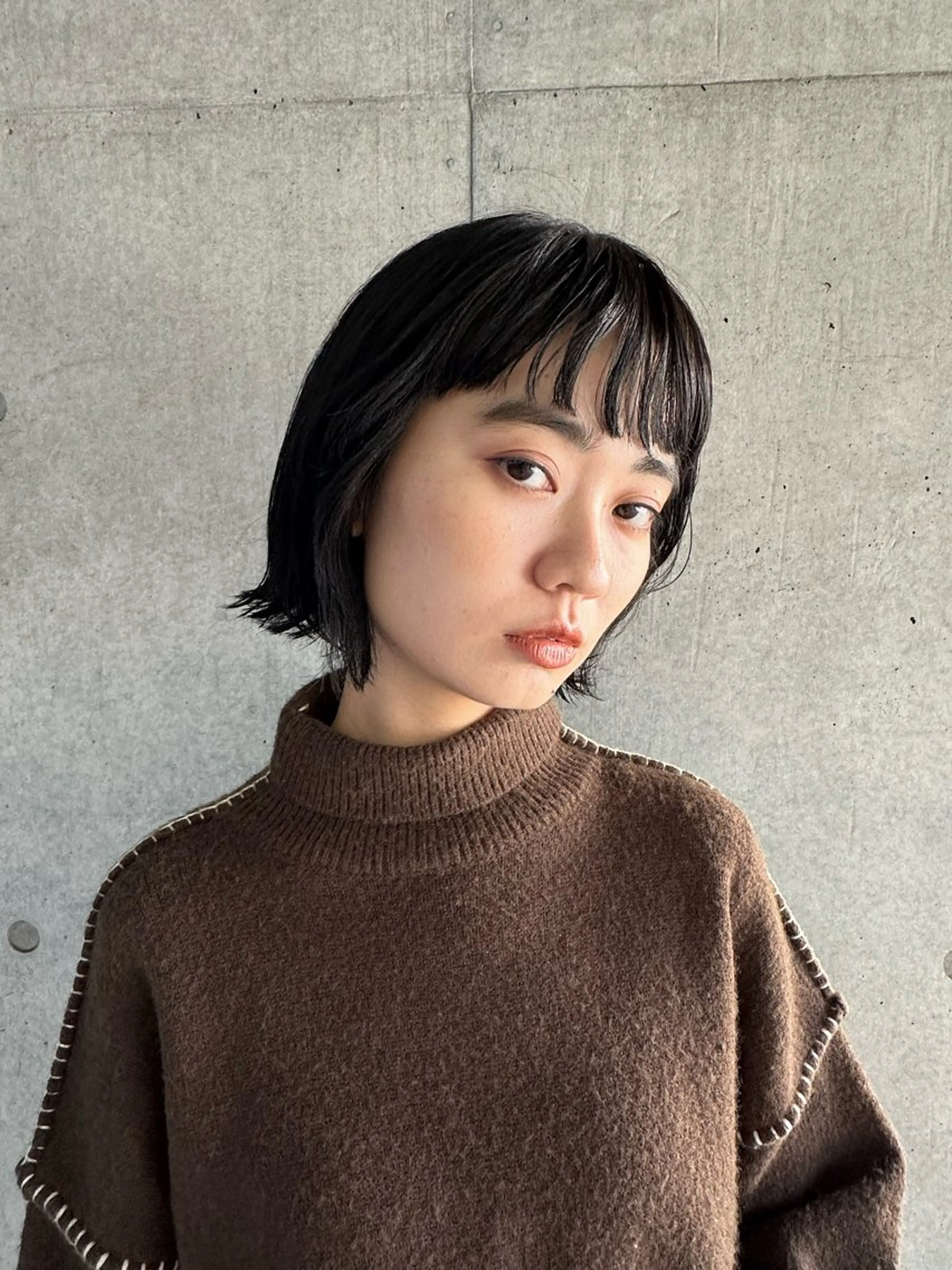 ショート ボブ パーマ/ボブパーマ 艶カラー/坂本小夏のヘアスタイル