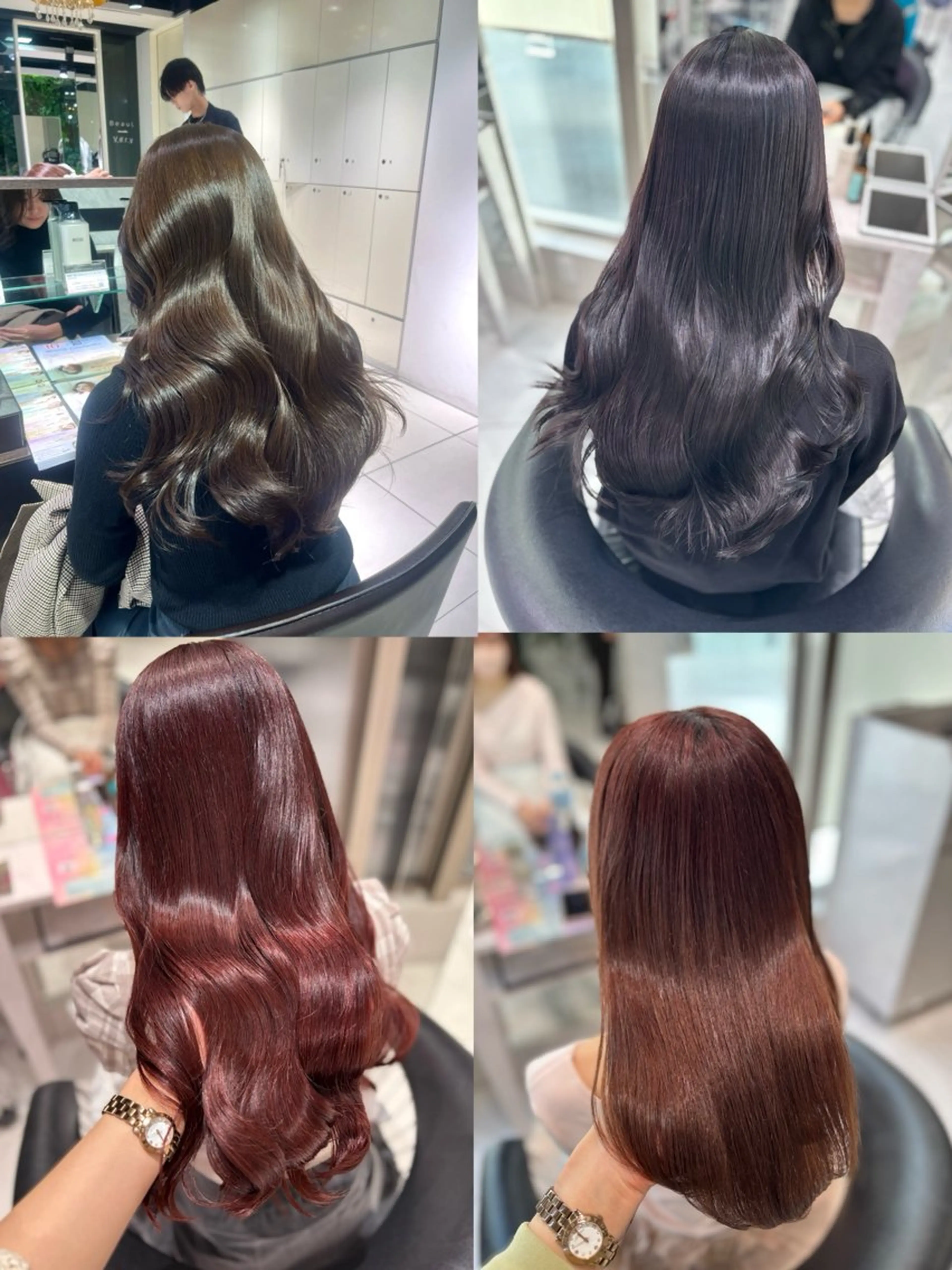 ロング トリートメント Rin/寒色系カラー 🦋/うる艶ヘア🫧のヘアスタイル