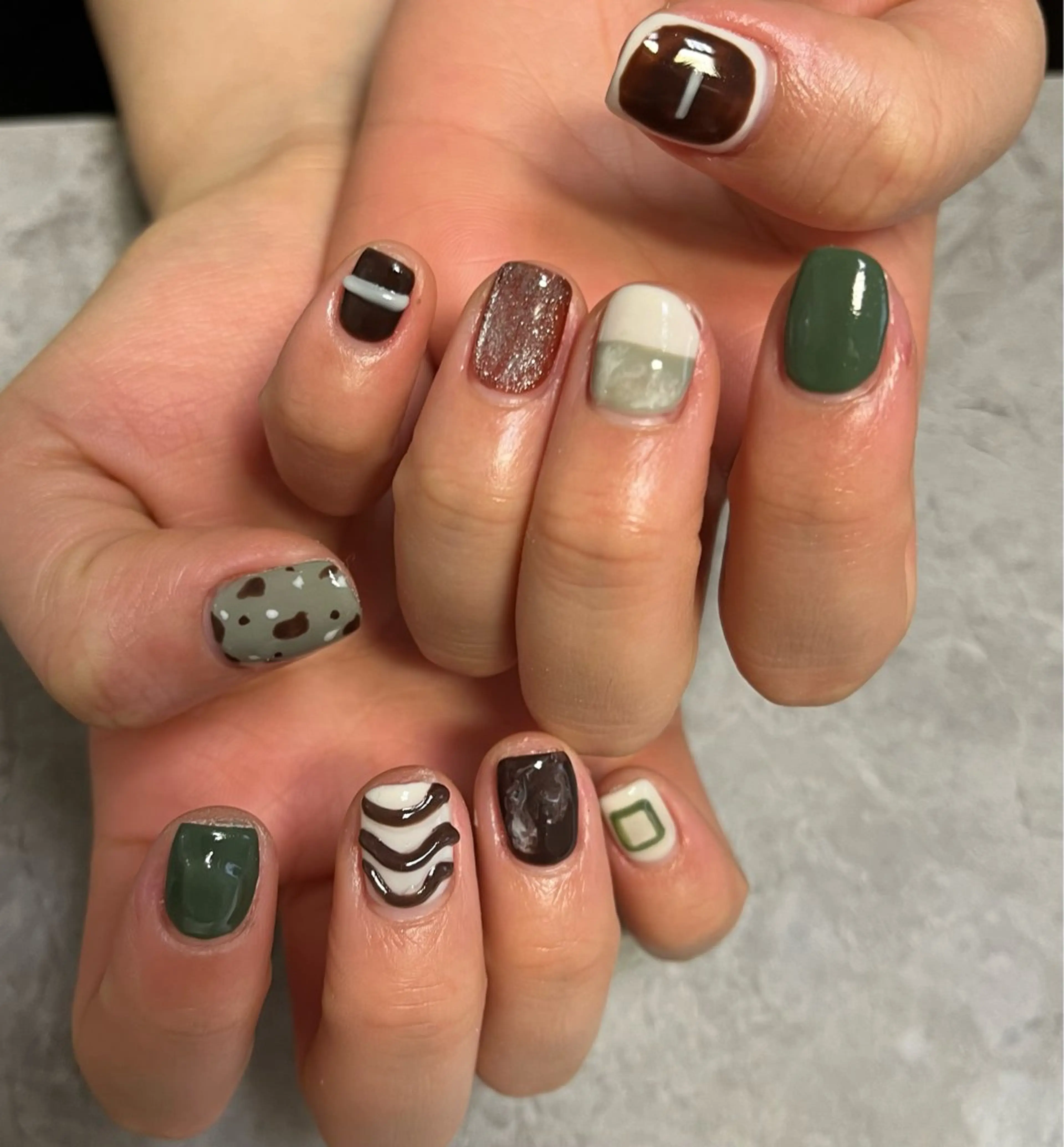 ネイル アートネイル ジェルネイル 持ち込み ニュアンスネイル ハンドネイル ハンドケア Felice所属・ベテランネイル cnc  nailのネイルデザイン