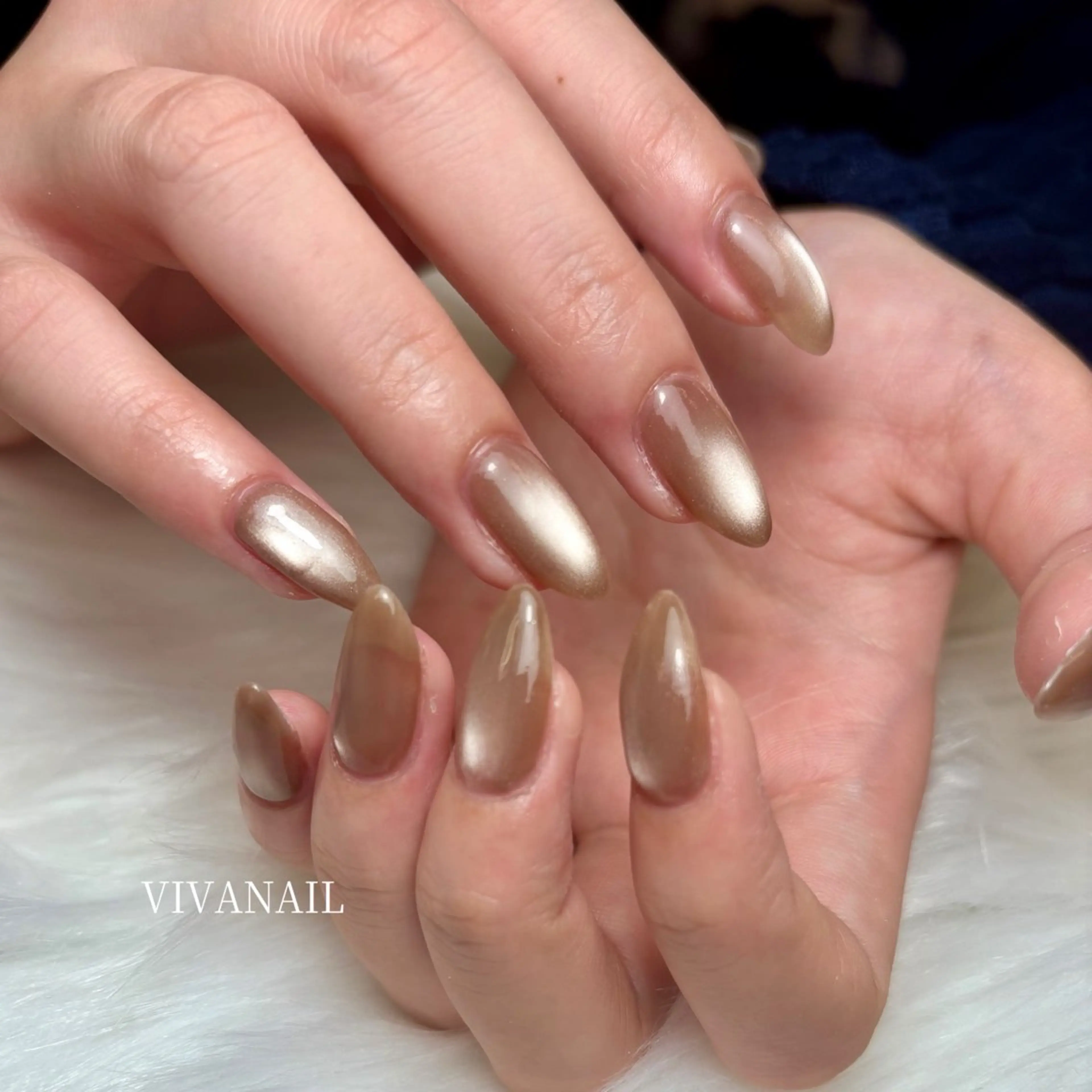 ネイル ハンドネイル VIVA NAIL所属・自爪を傷つけない フィルイン3500円のネイルデザイン