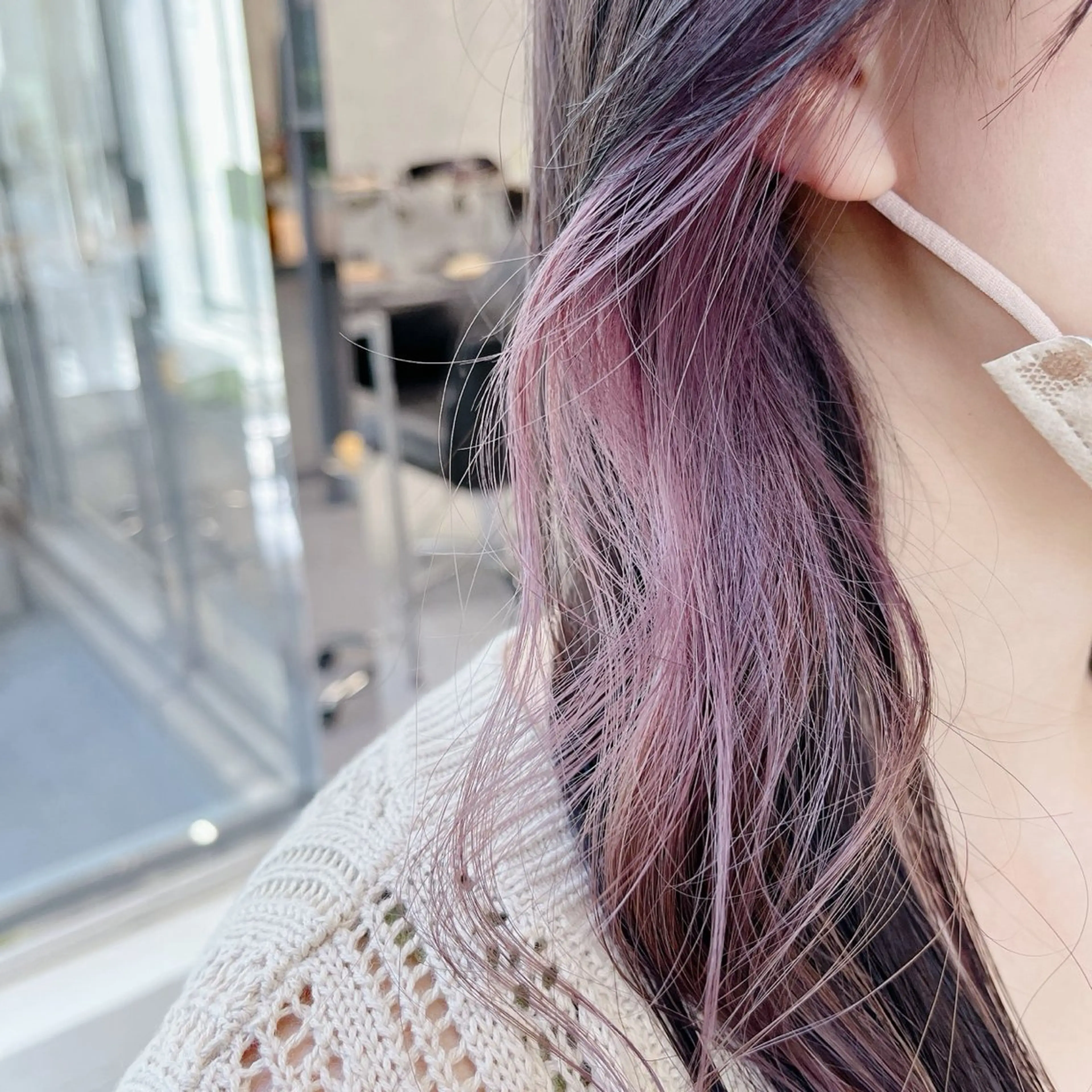 🎨【似合わせカット＋艶カラー＋インナーカラー＋バブルトリートメント】の写真