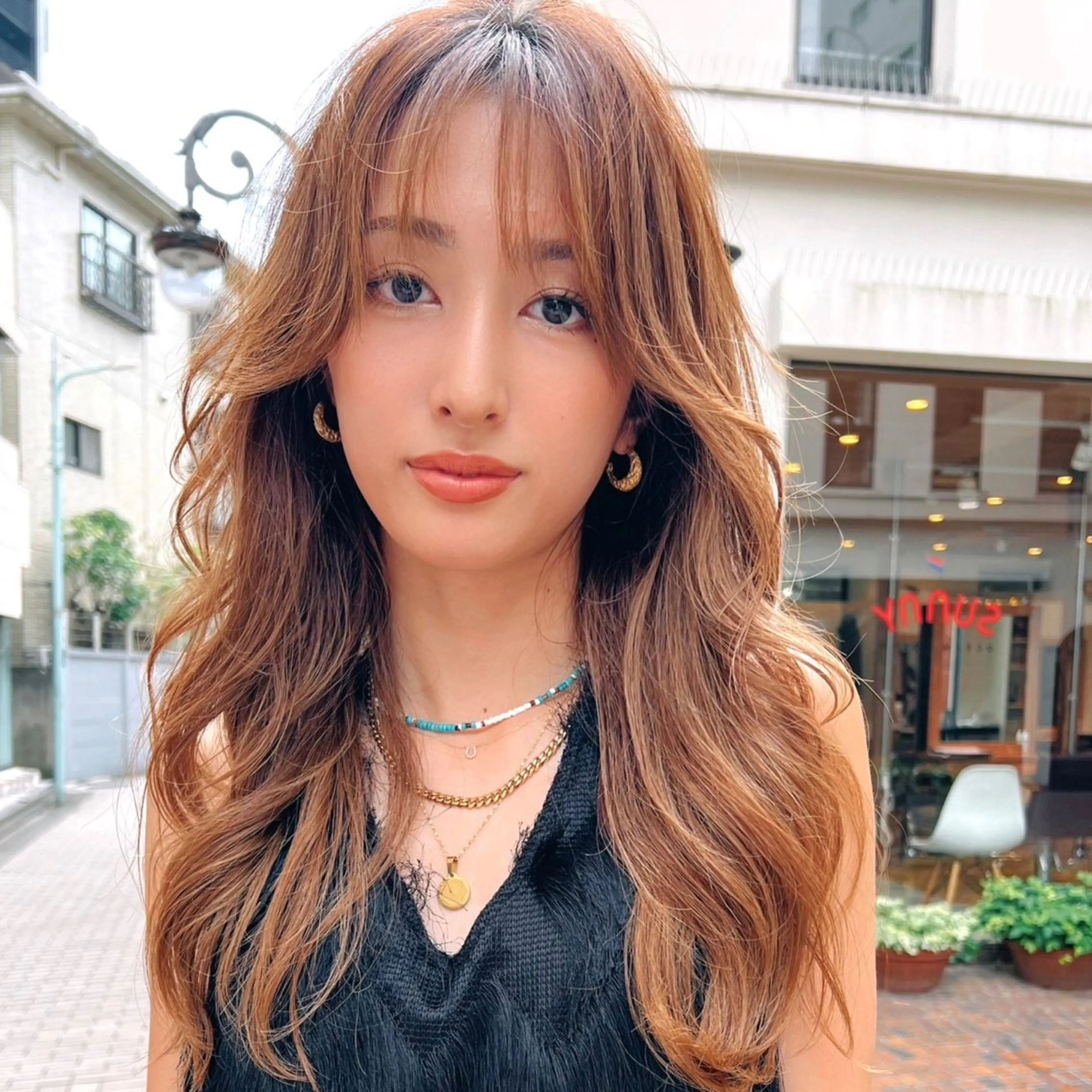 セミロング カラー パーマ ヘアアレンジ メンズ キッズ カット ヘアカラー トリートメント ヘアセット 丁寧なカウンセリング 🌿Chiemi🌿のヘアスタイル