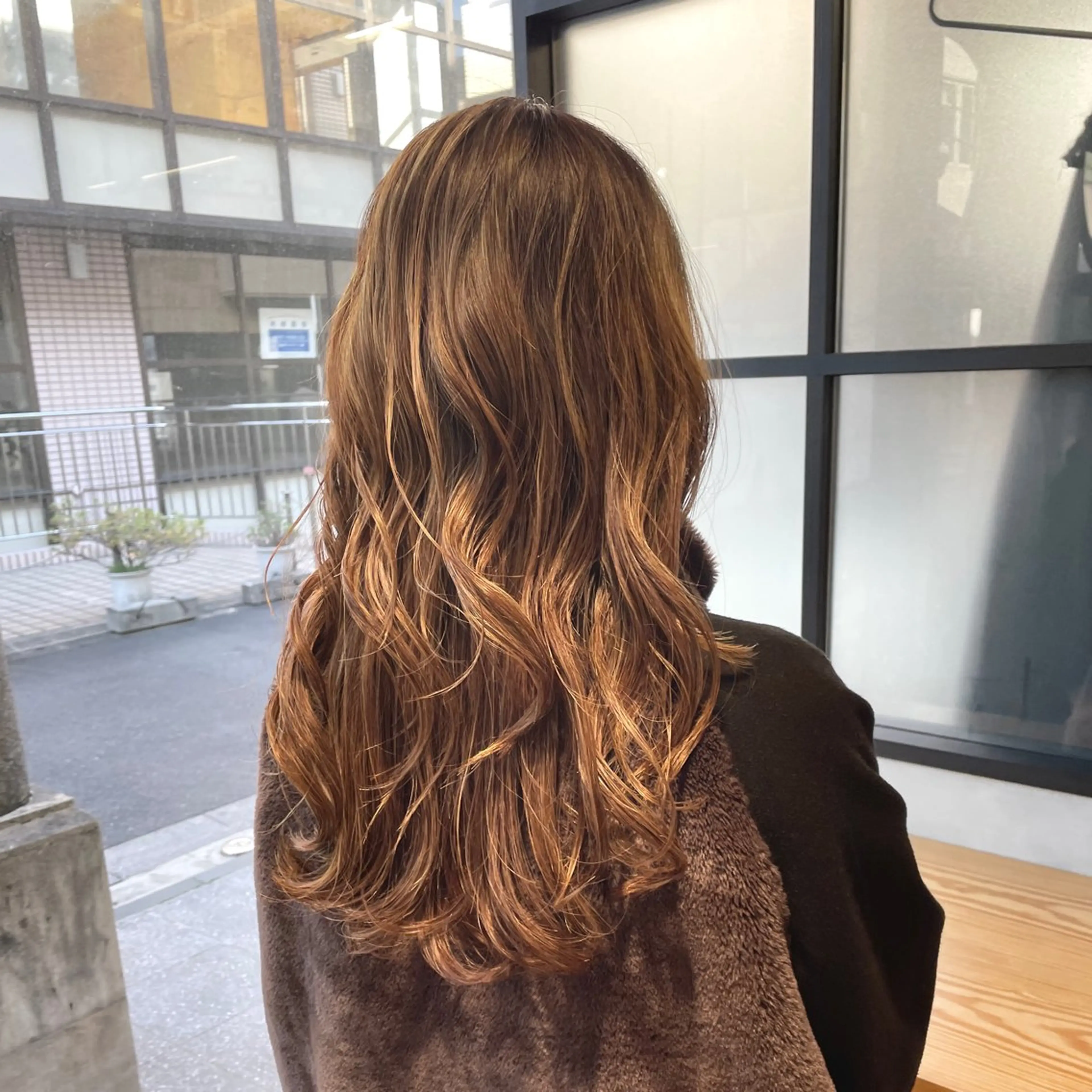 ロング カラー ハイライトカラー ハイライト ヘアカラー トリートメント ヘッドスパ DX SHARE SALON所属・matka白髪ぼかし 大人ヘア/KEIKOのヘアスタイル