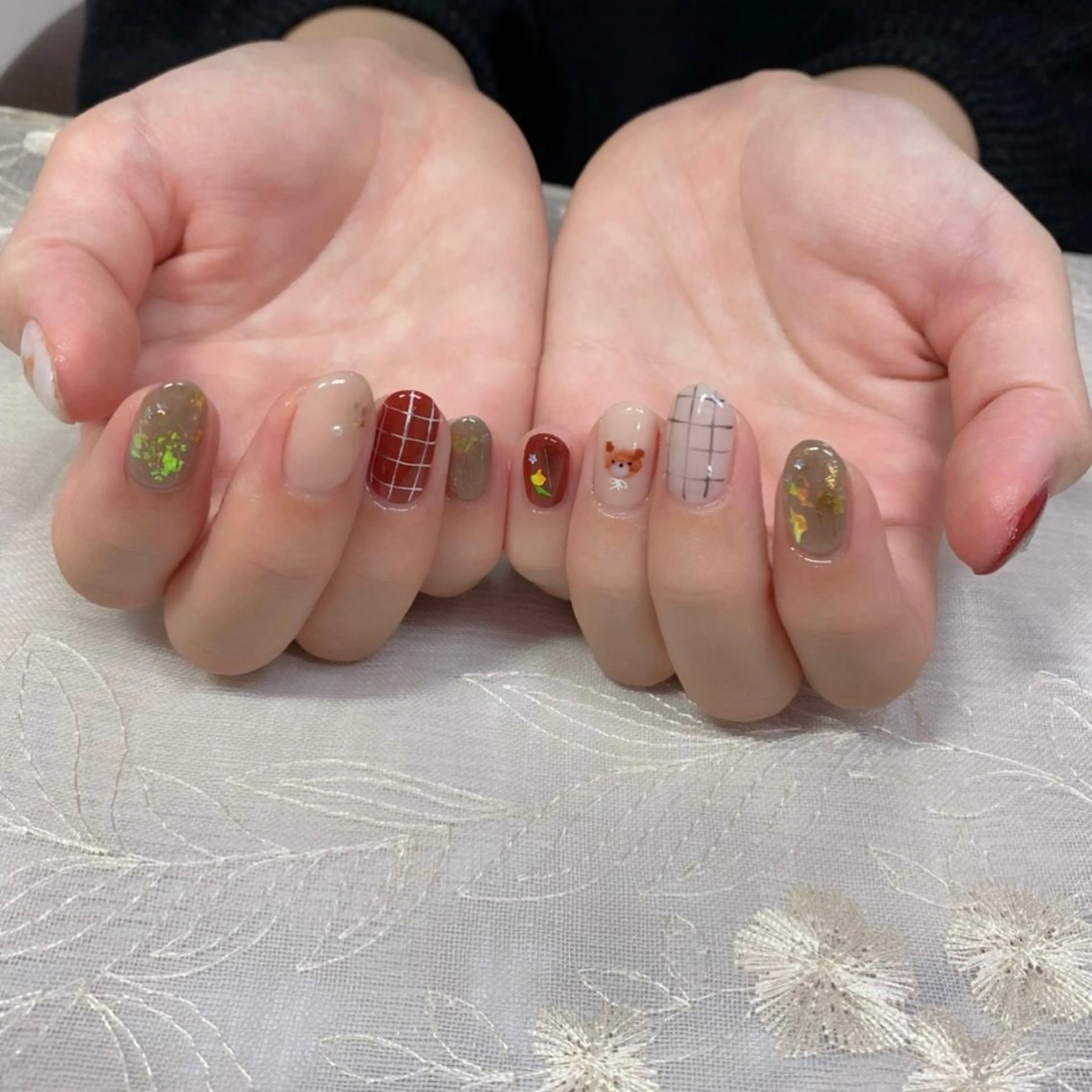 ネイル ハンドネイル ショートネイル. Home sweetのネイルデザイン