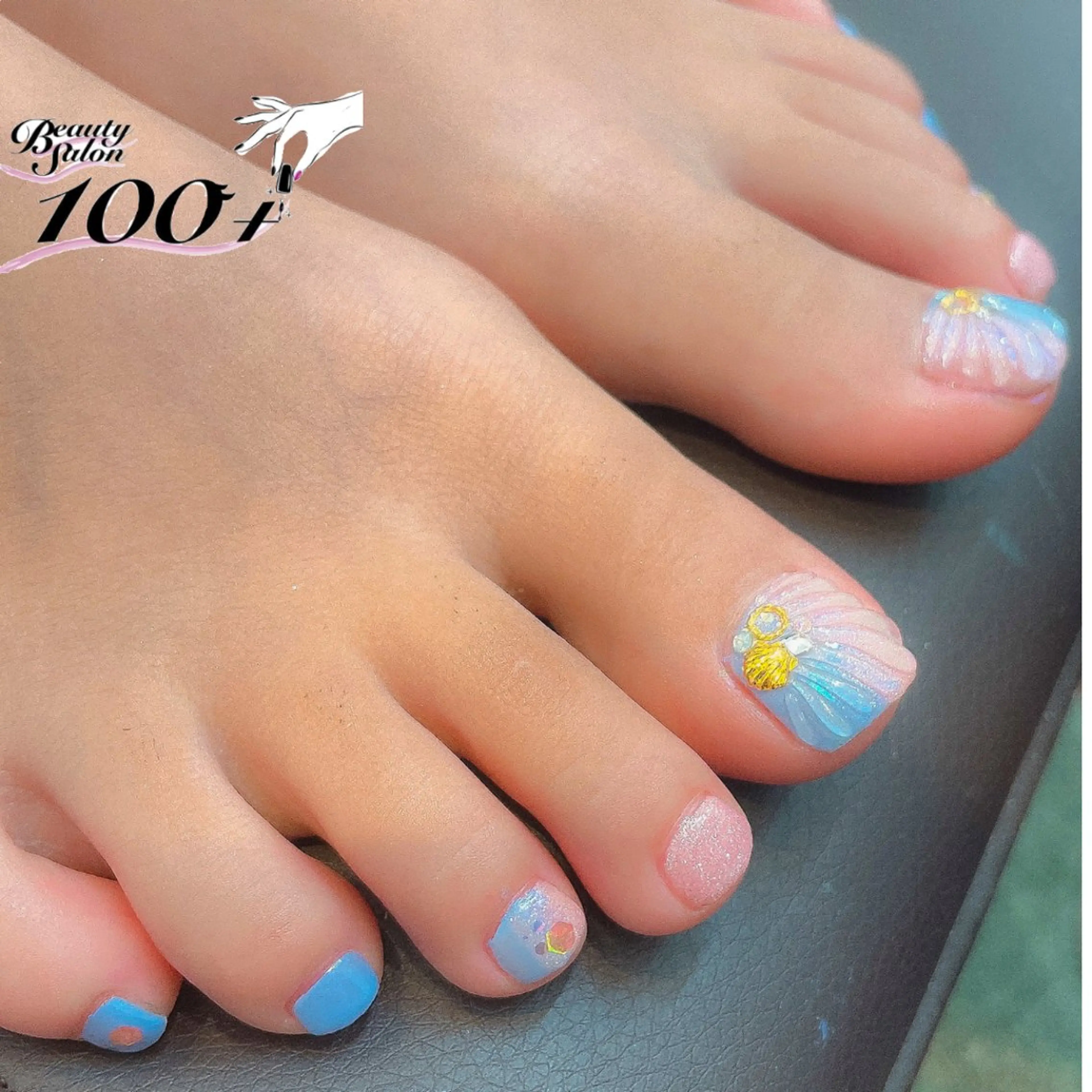ネイル フットネイル beauty salon100＋所属・100＋ Yuuのネイルデザイン