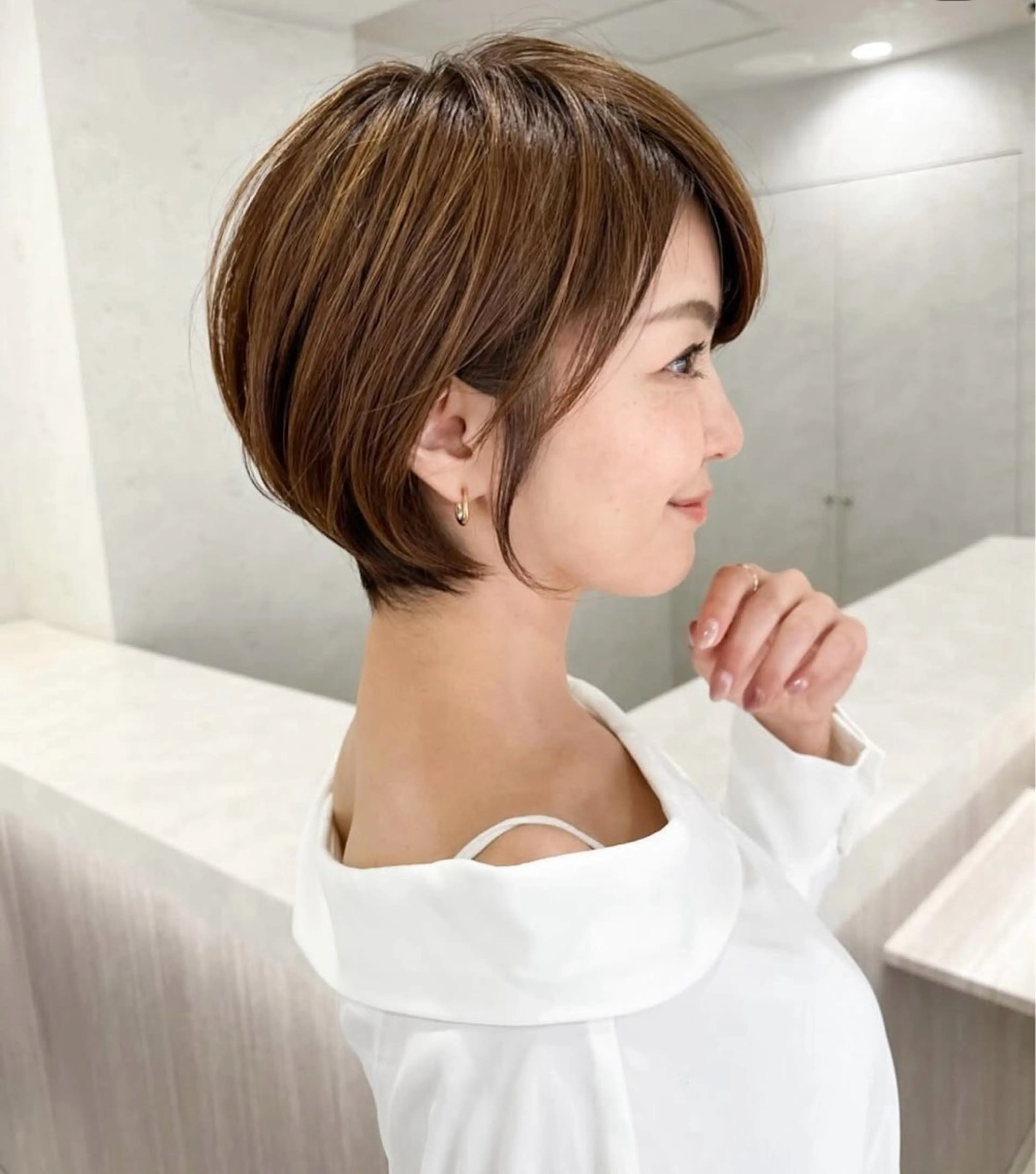 ショート nex the salon coall所属・🫧似合わせショート イシダ🫧のヘアスタイル