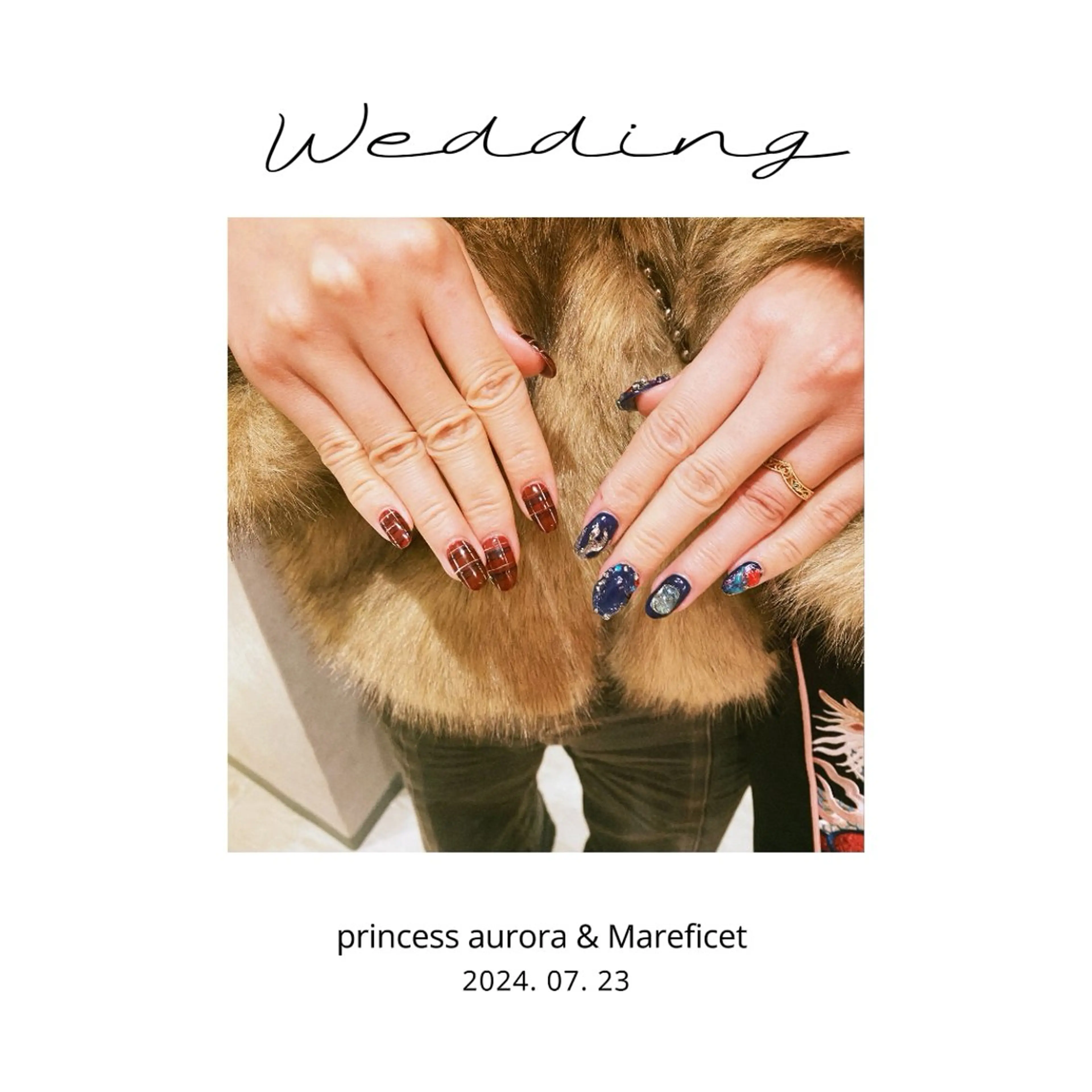 ネイル オーロラネイル free hug Hiromiのネイルデザイン