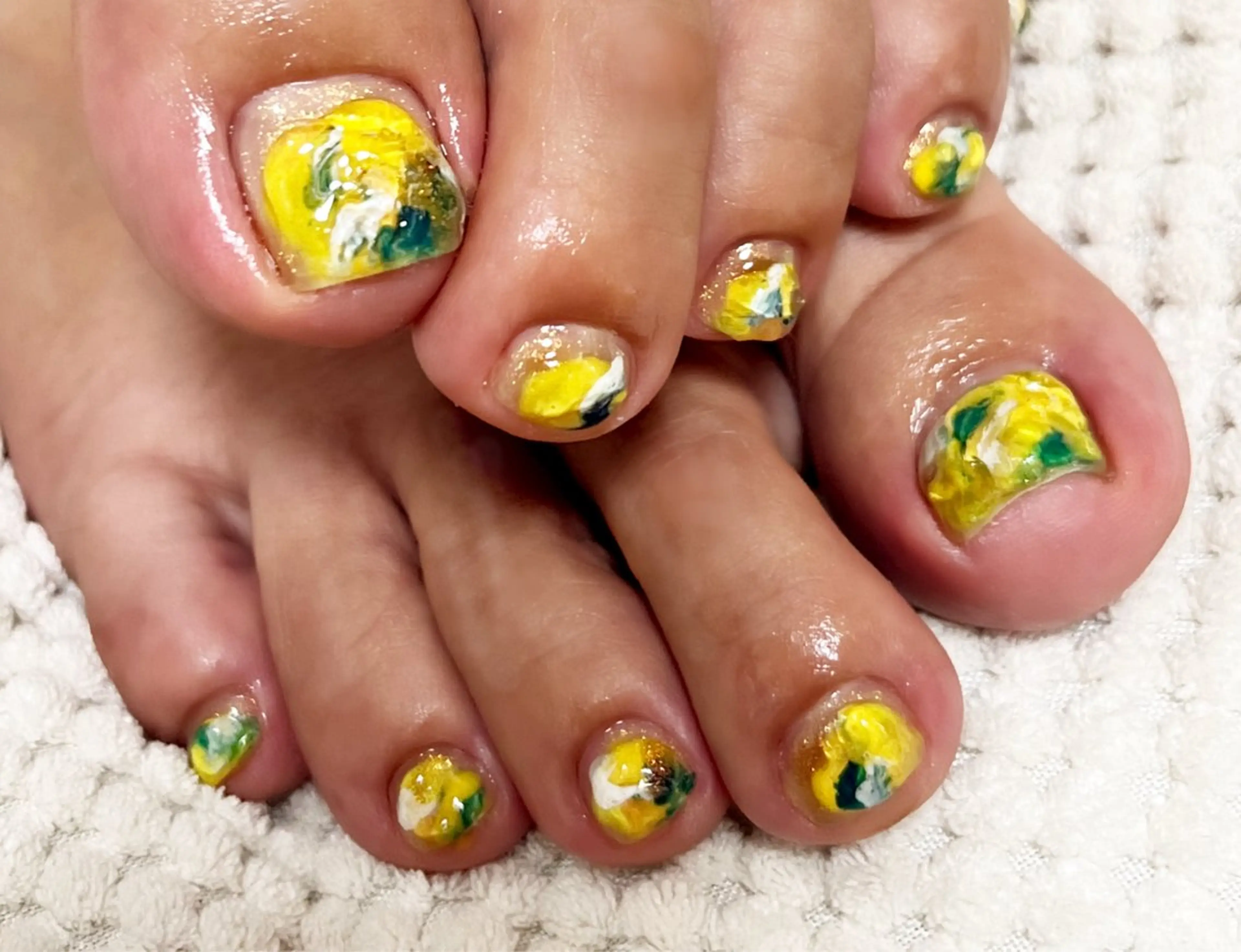 ネイル フットネイル ジェルネイル 持ち込み tamu nail 　金町のネイルデザイン