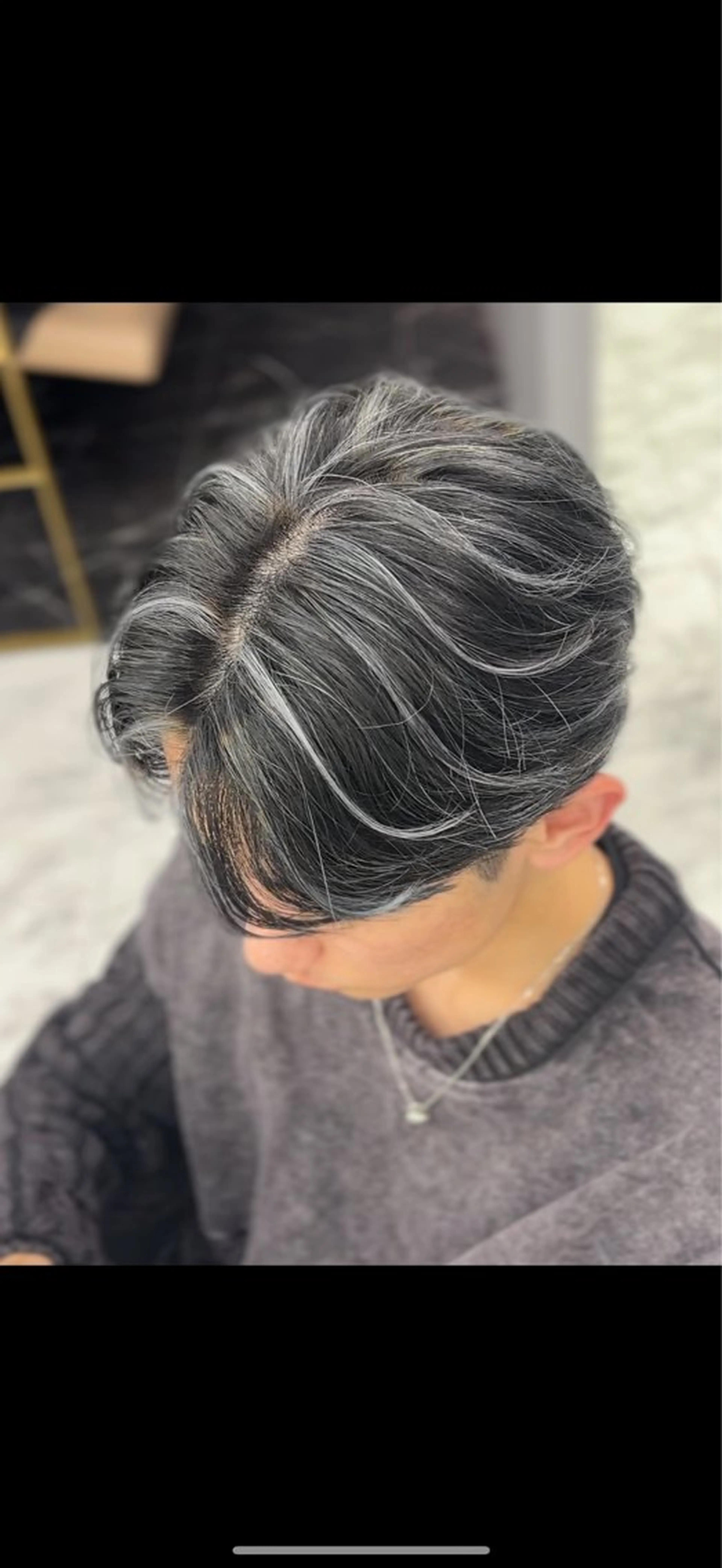 カラー メンズ カット ヘアカラー トリートメント メンズカット ‪‪/メッシュのヘアスタイル