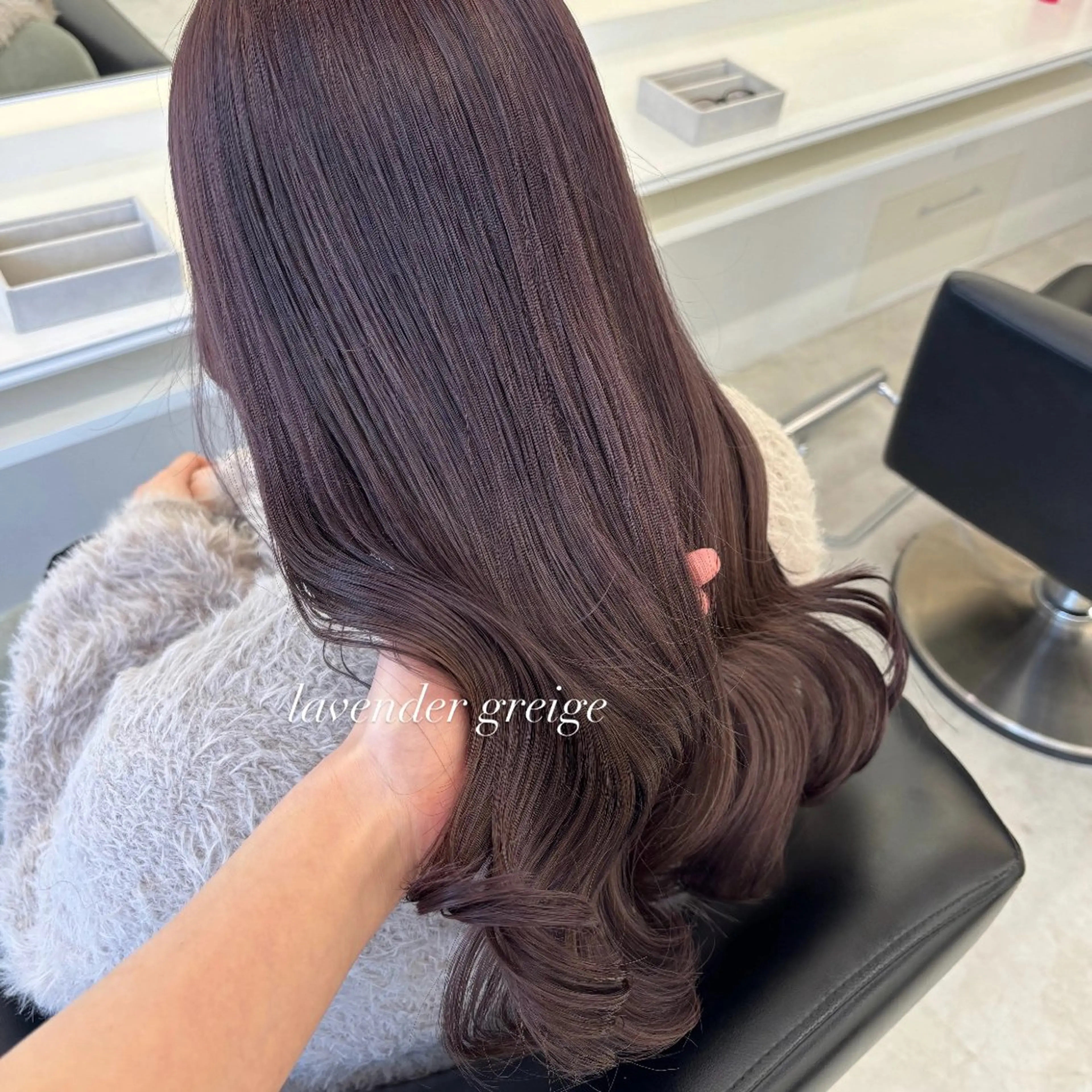 ロング カット ヘアカラー Parve Mix / 根本 梨湖🫧のヘアスタイル
