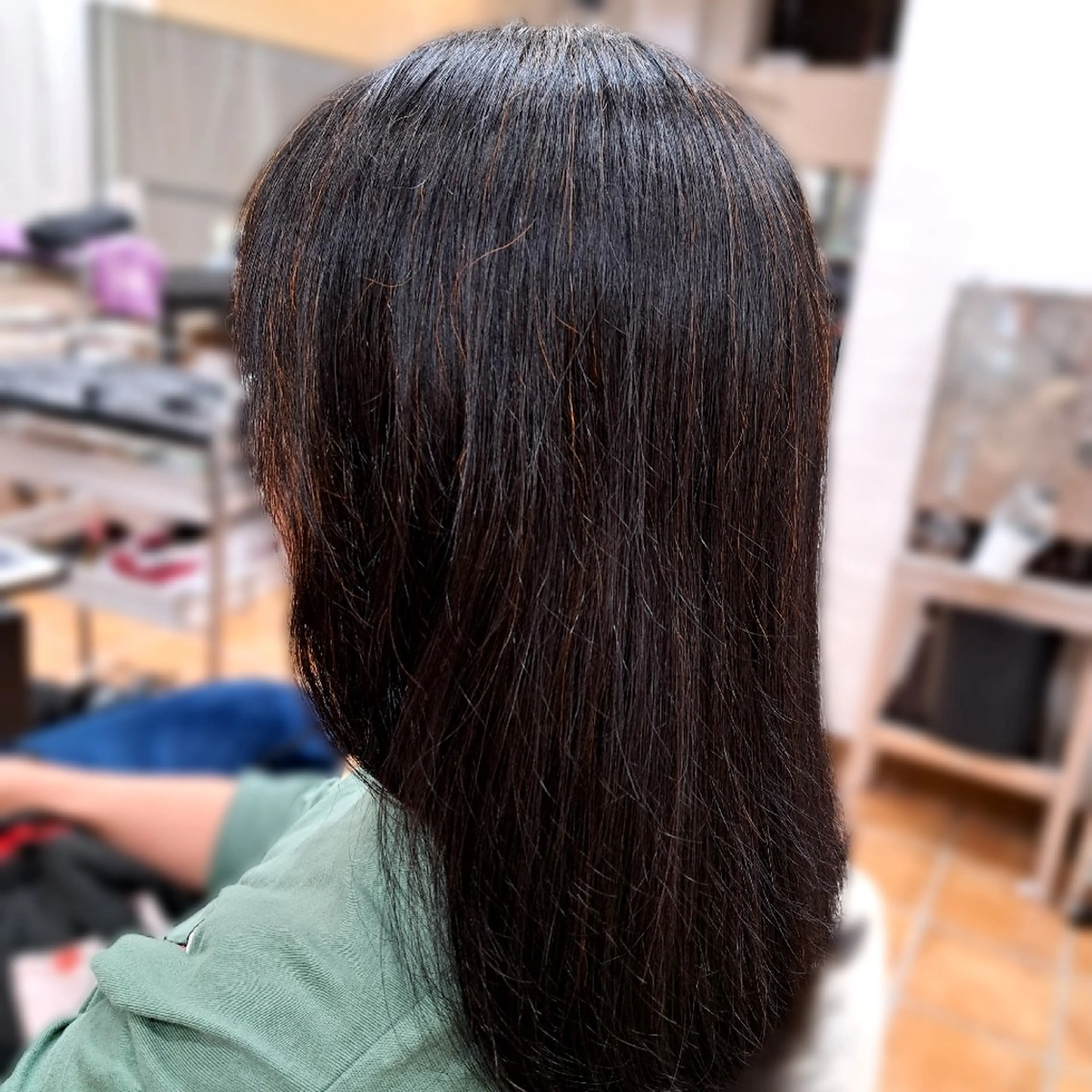 セミロング カラー ヘナカラー 💜𝑳𝑼𝑵𝑨 🌻母良田愛美🌻のヘアスタイル