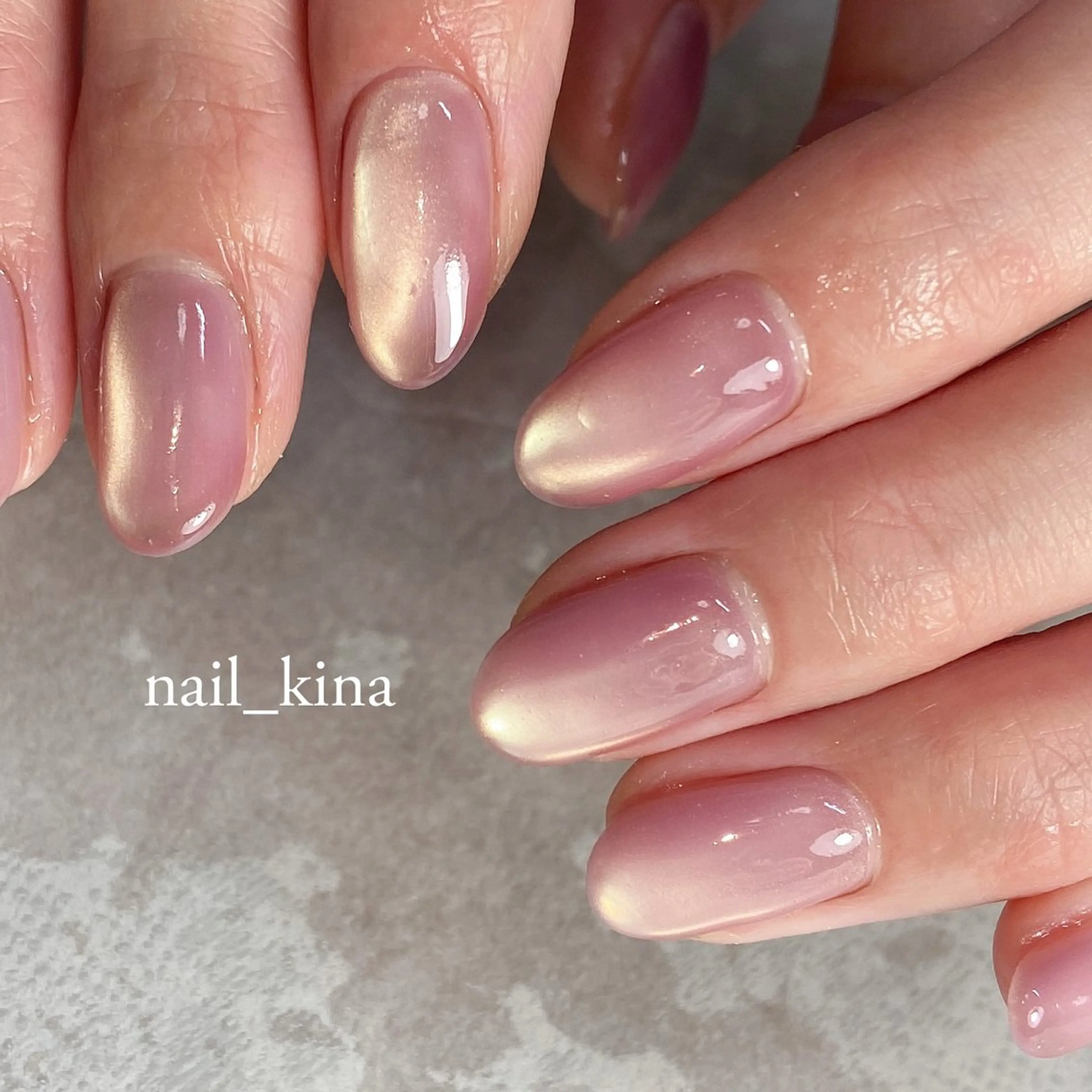 ネイル マグネットネイル ハンドネイル nail_ kinaのネイルデザイン