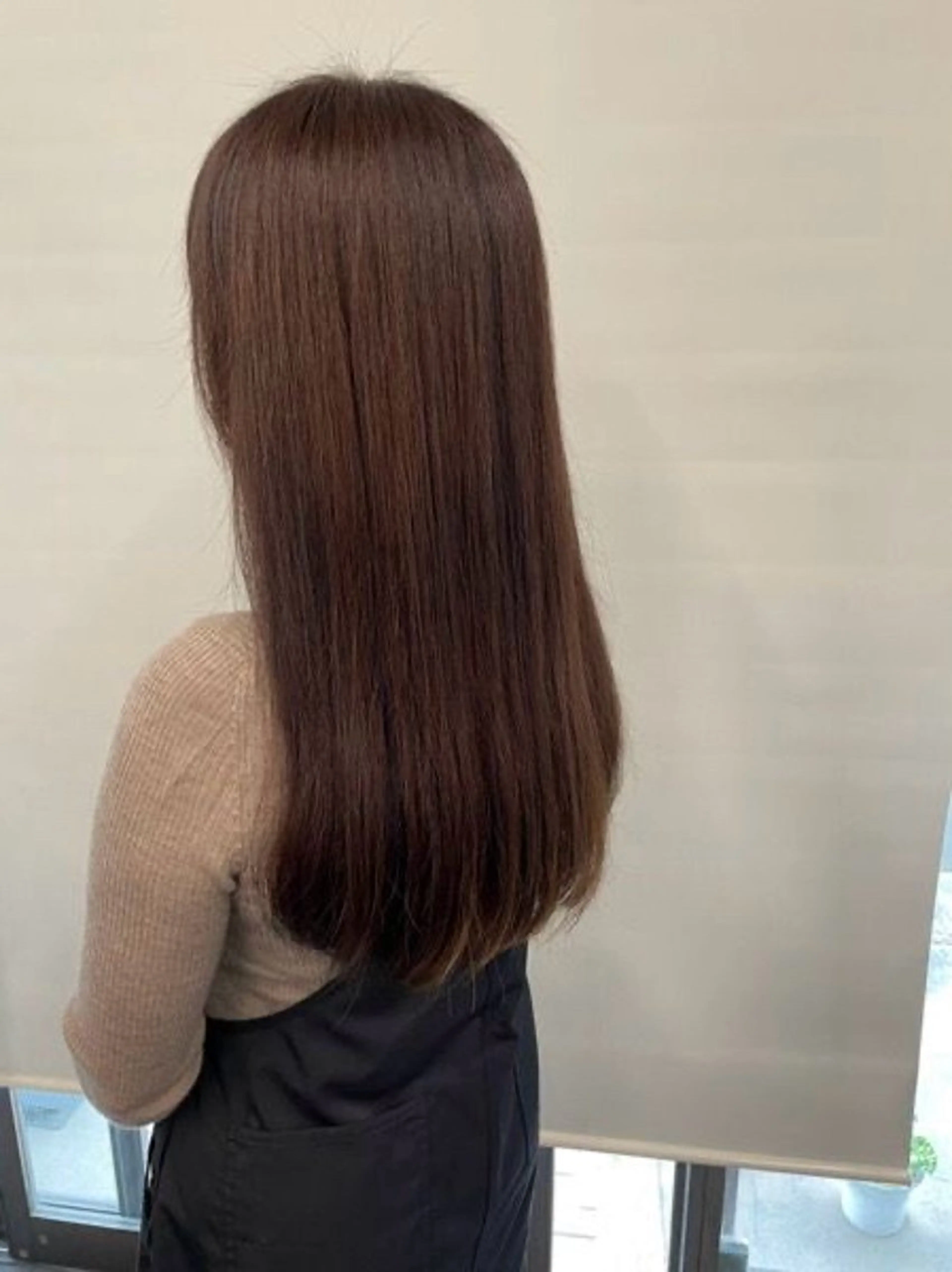ロング カラー ヘアカラー トリートメント 🌊海外ハイライト リタッチ/グレー系のヘアスタイル