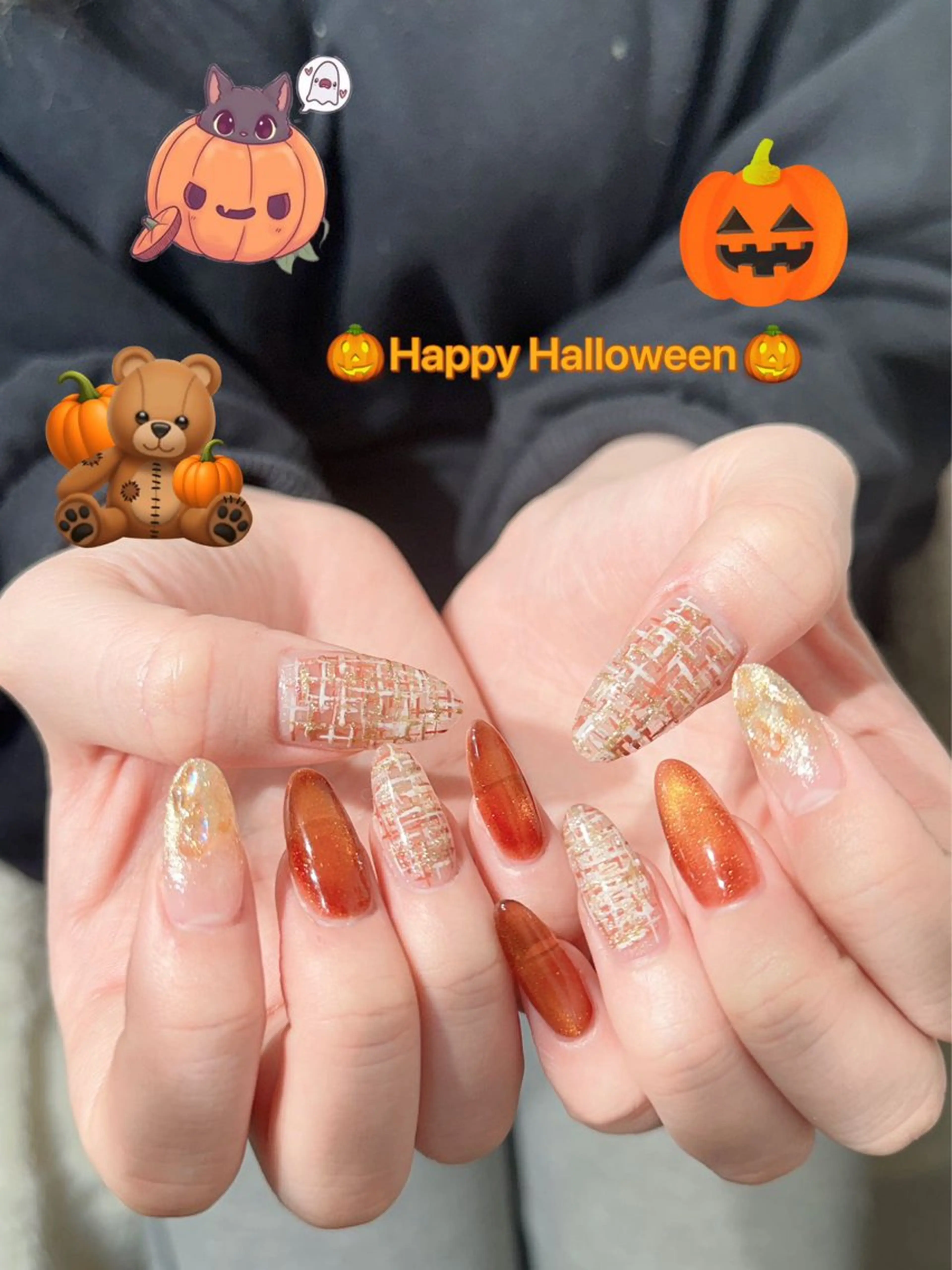 ネイル チークネイル 長さ出し フレンチネイル ガーリー ハロウィン ハンドネイル ハンドケア Sun Nail 池袋のエステ・リラクイメージ