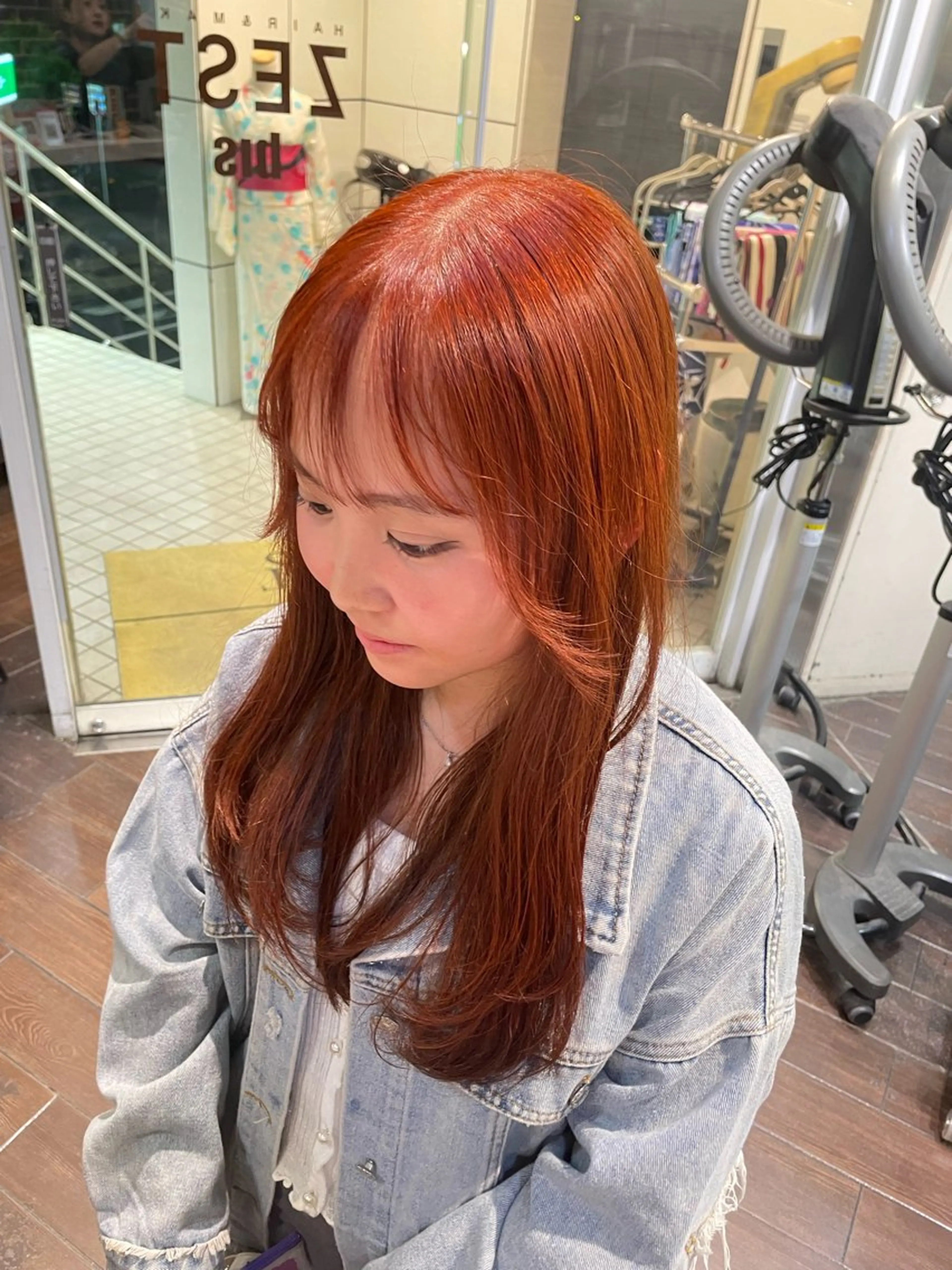 カラー ヘアカラー ‪るか/‪透明感 カラー/アレンジのヘアスタイル