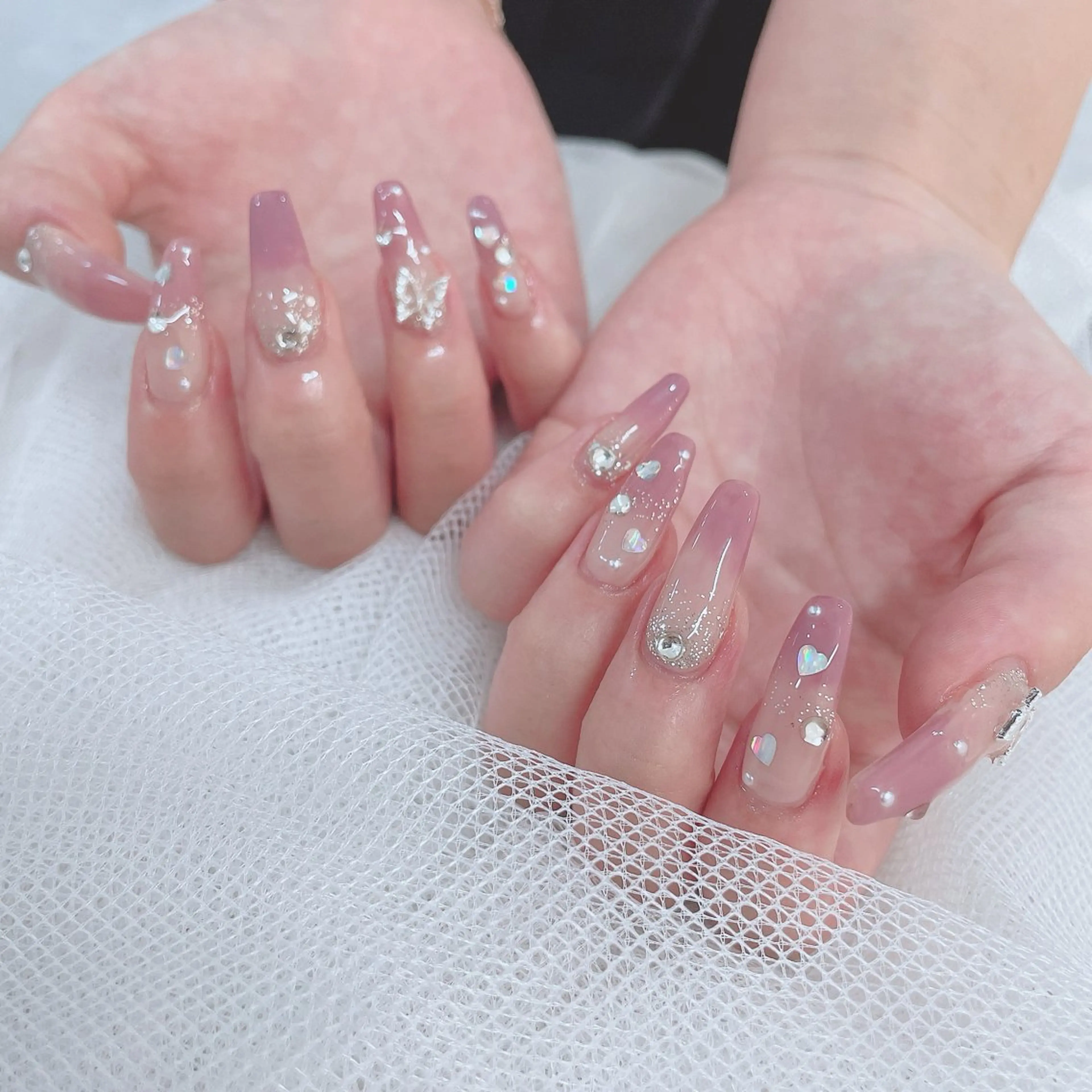 ネイル ピンク Salon de Navi所属・🎀向田 優花🎀のネイルデザイン