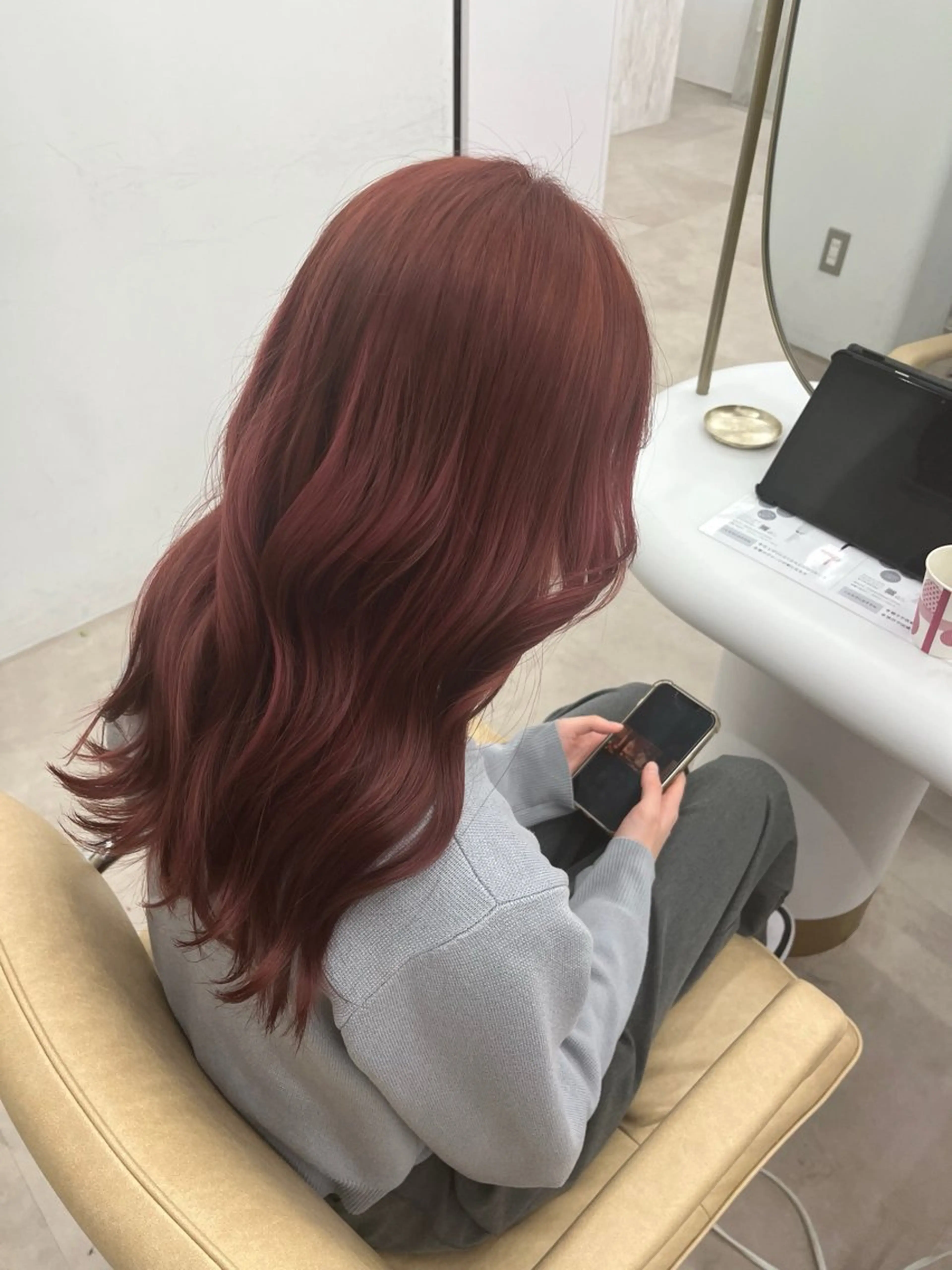 カラー ヘアカラー 似合わせカラー🪩 SAYA 👗のヘアスタイル