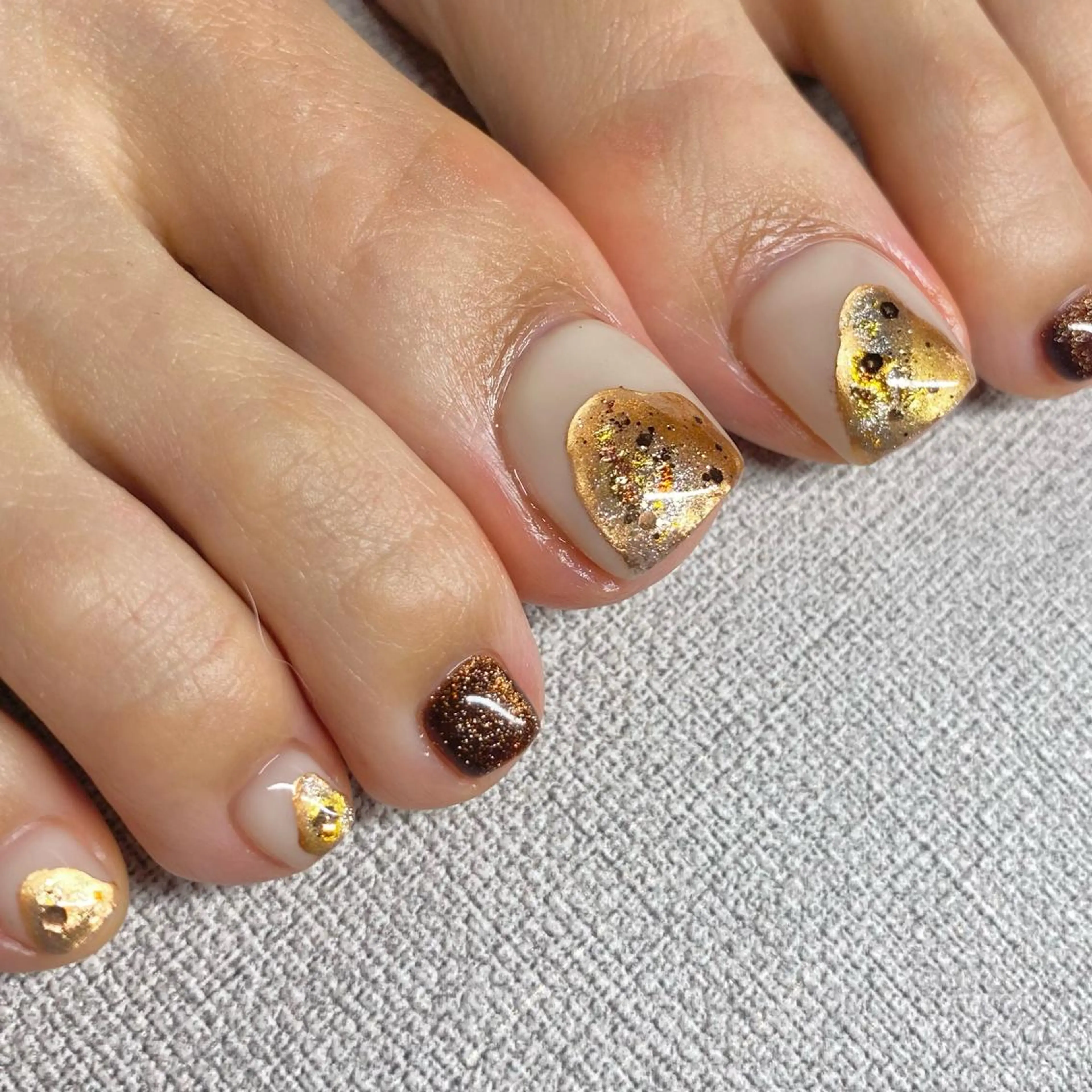 ネイル アートネイル ニュアンスネイル 春ネイル 夏ネイル フットネイル 山田 貴子のネイルデザイン