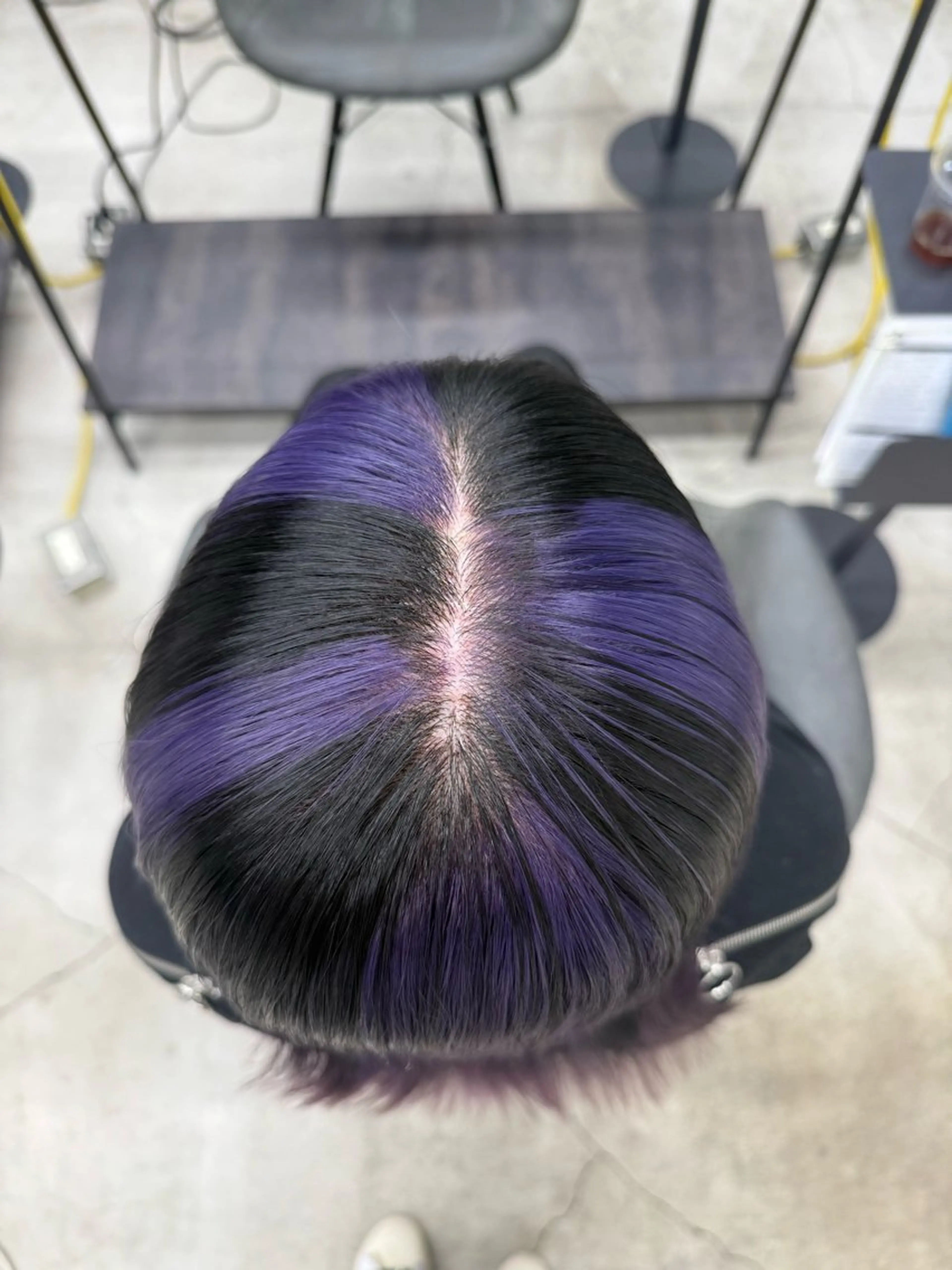 セミロング カラー ベージュカラー ブリーチ ケアブリーチ 透明感カラー デザインカラー ヘアカラー トリートメント ハイトーン/髪質改善 🦋KASUGA🖤のヘアスタイル