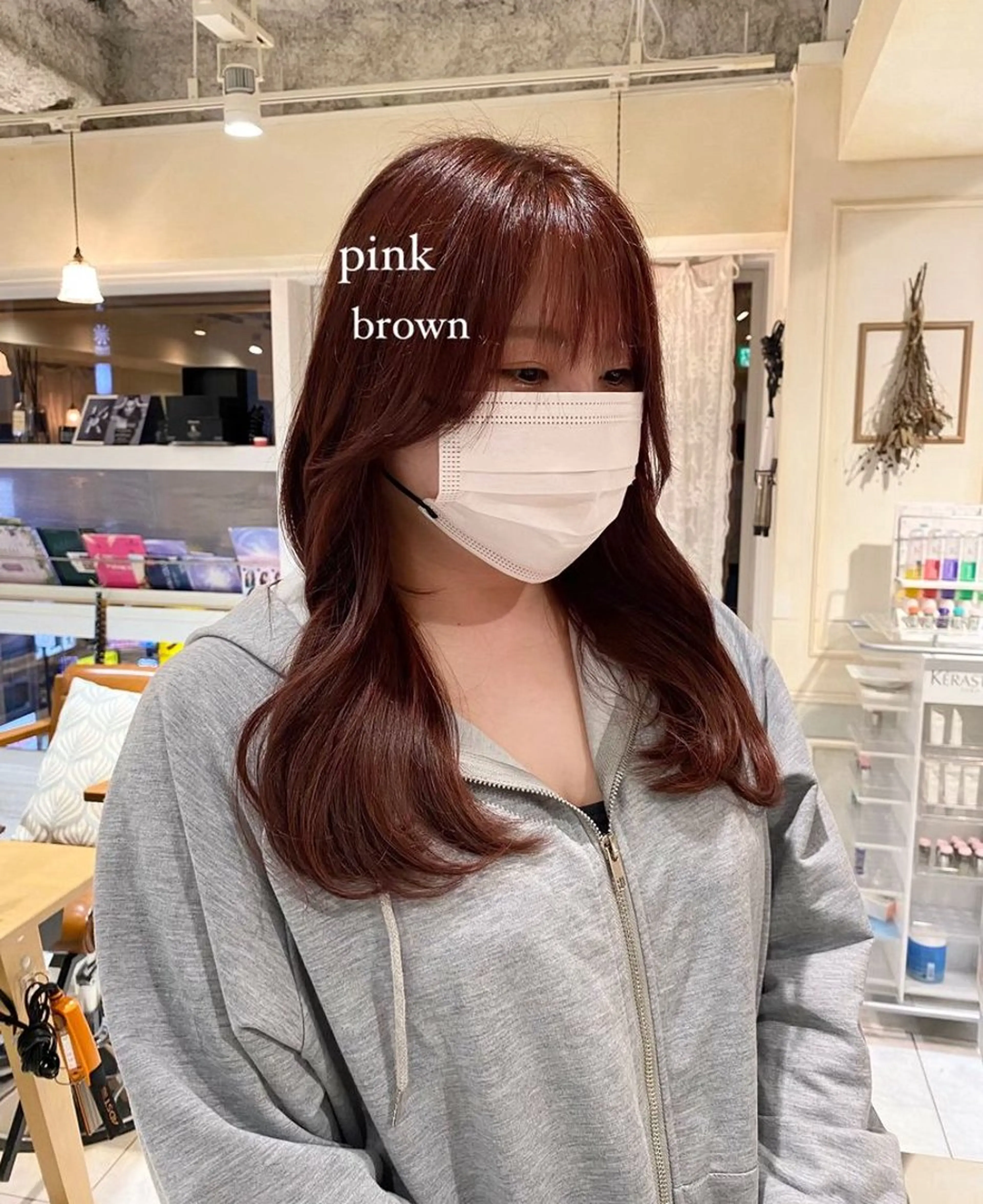 カラー イルミナカラー 上野 莉菜のヘアスタイル