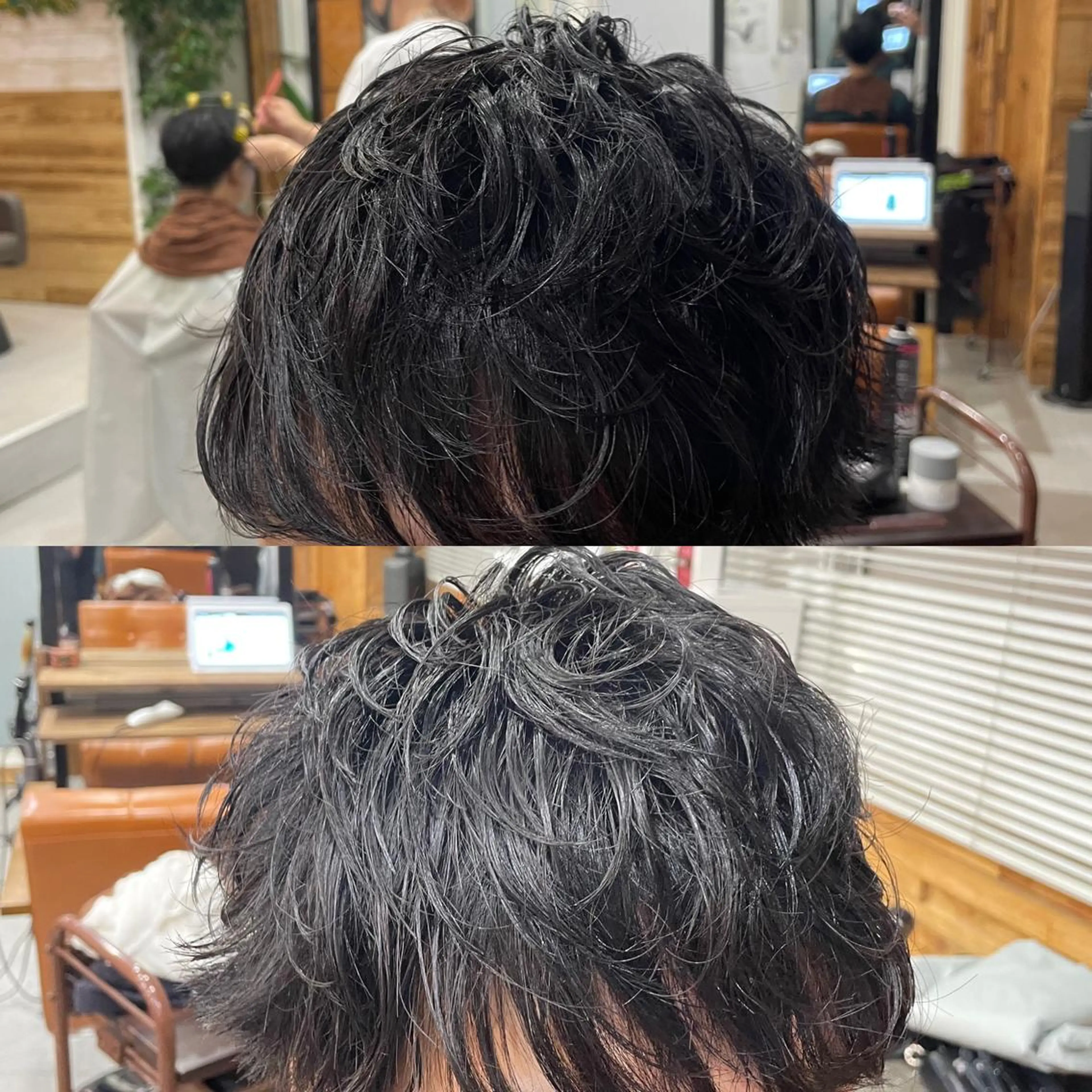 ショート メンズ メンズパーマ かんばら りょーいのヘアスタイル