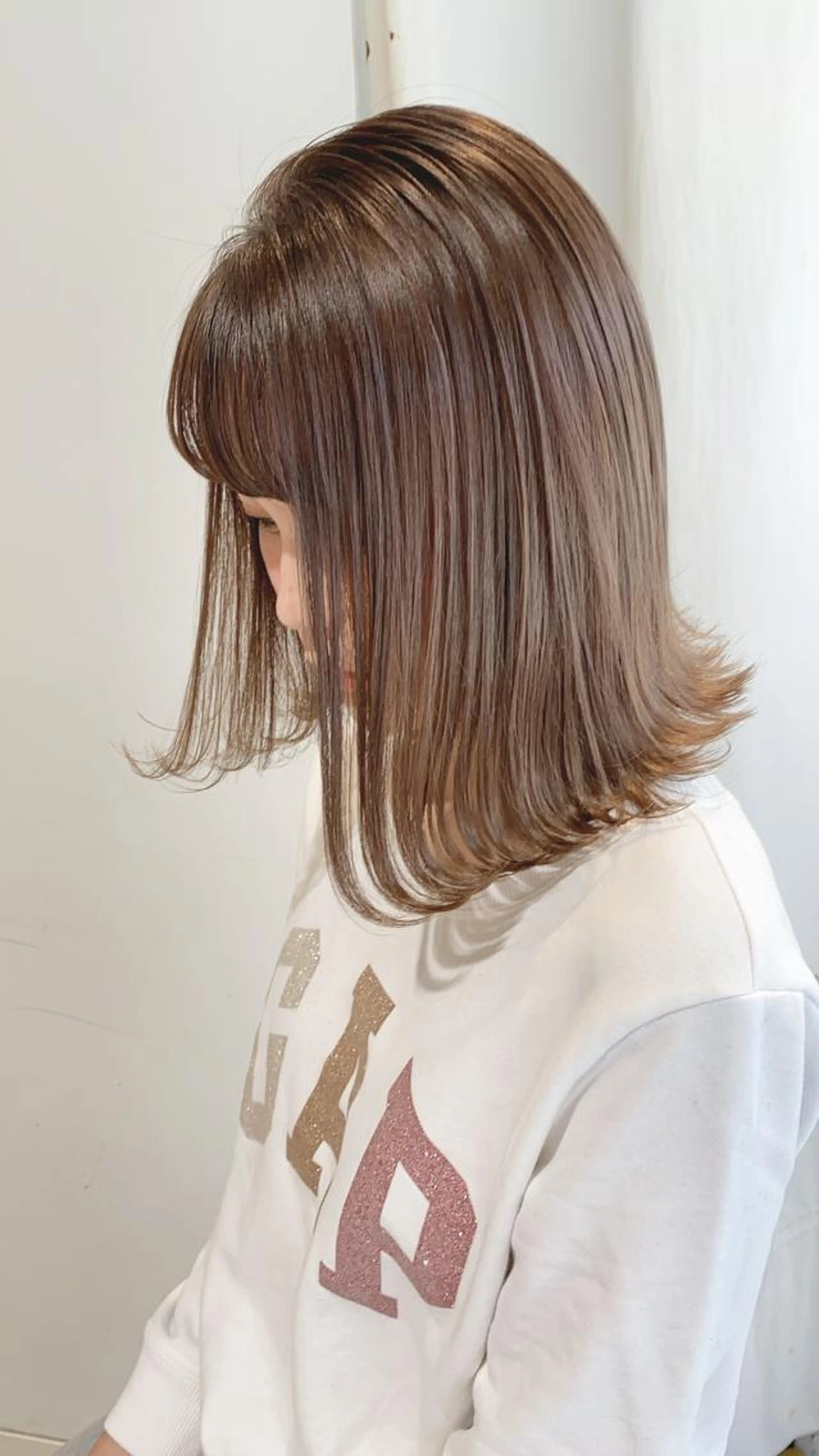 カット+カラー(リタッチ)＋トリートメントの写真