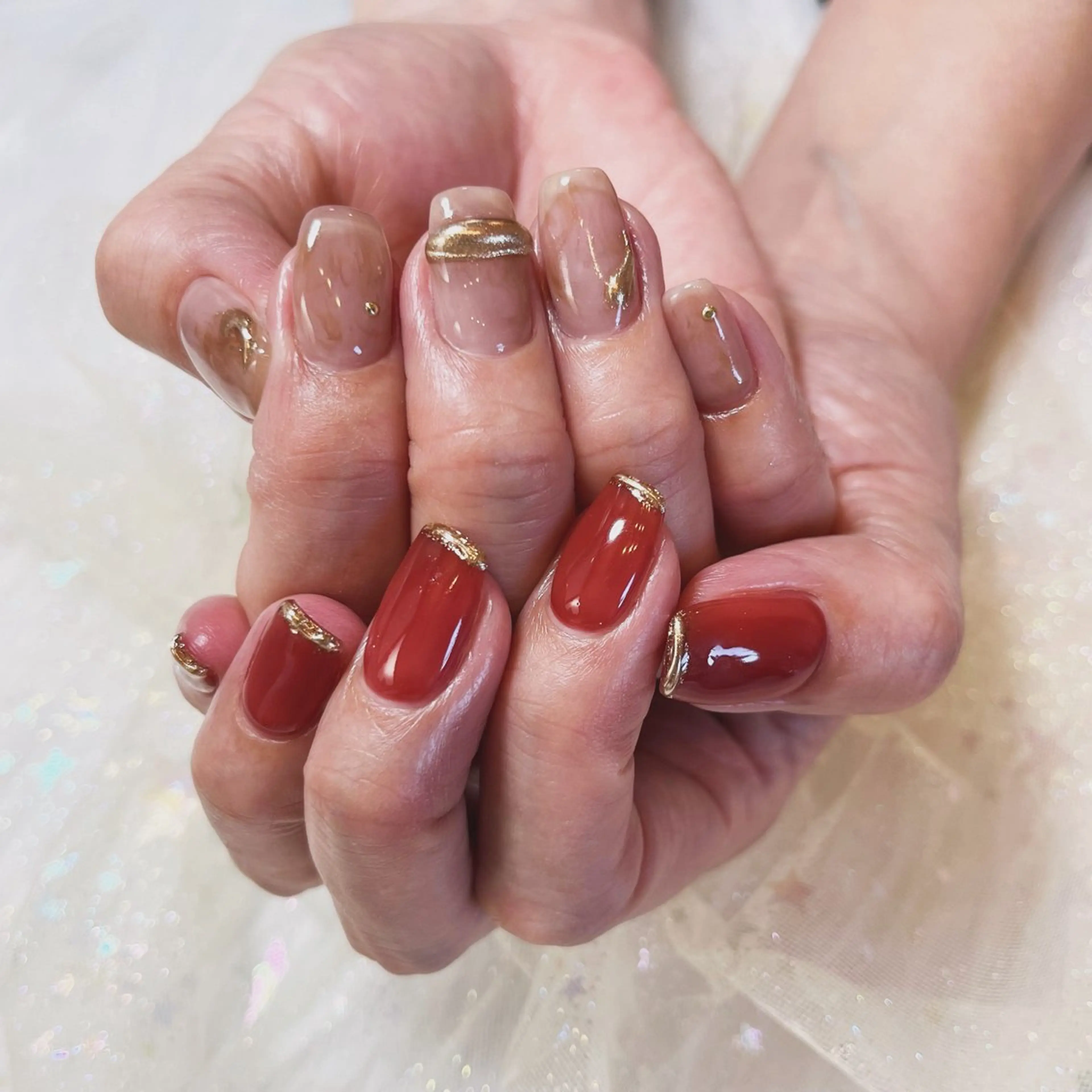 ネイル ボルドー ruirui.naildesign所属・RUI ☆のネイルデザイン