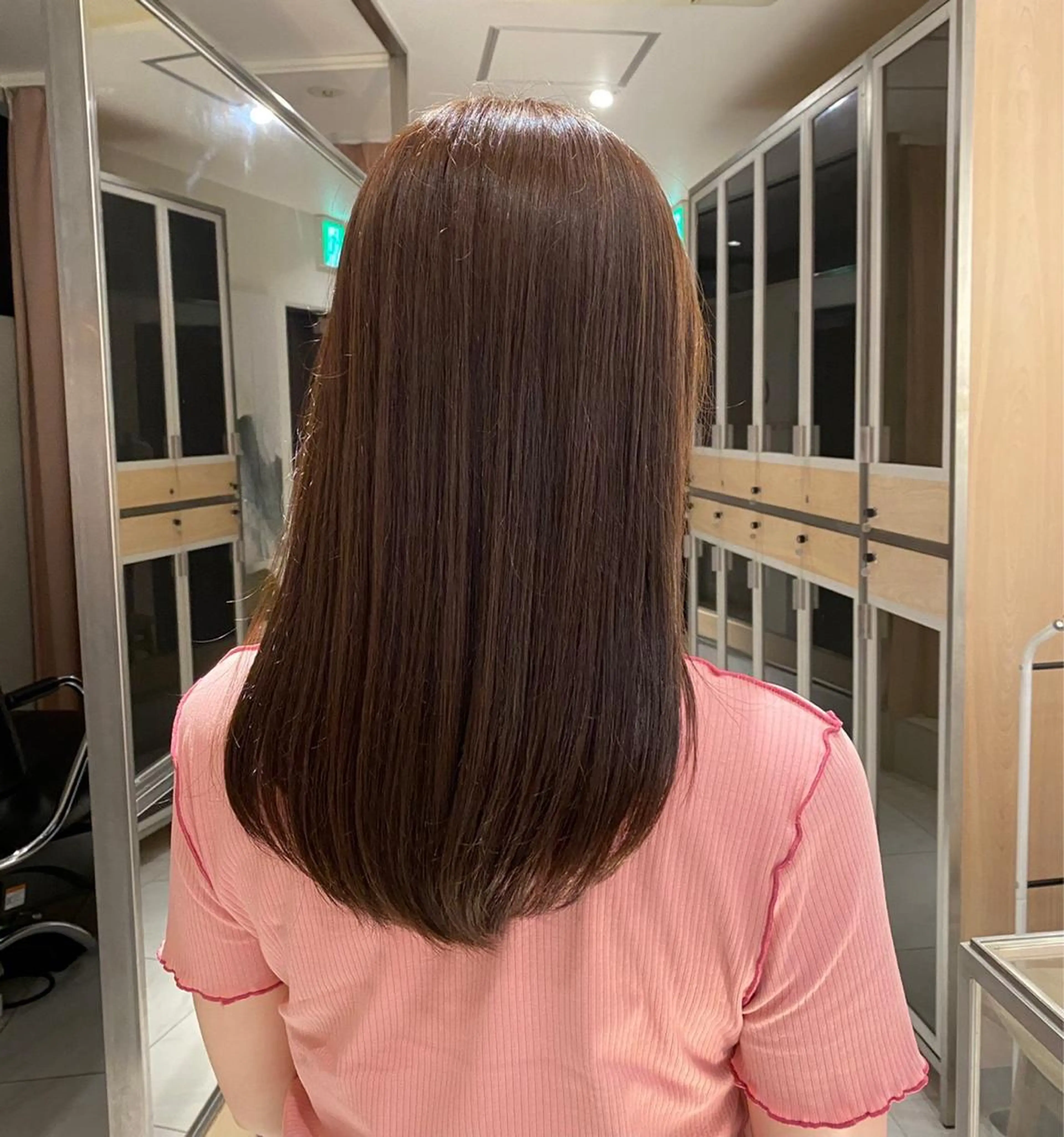 セミロング カラー カット ヘアカラー トリートメント ヘアセット 🍊暖色カラー🍊 sakuraのヘアスタイル