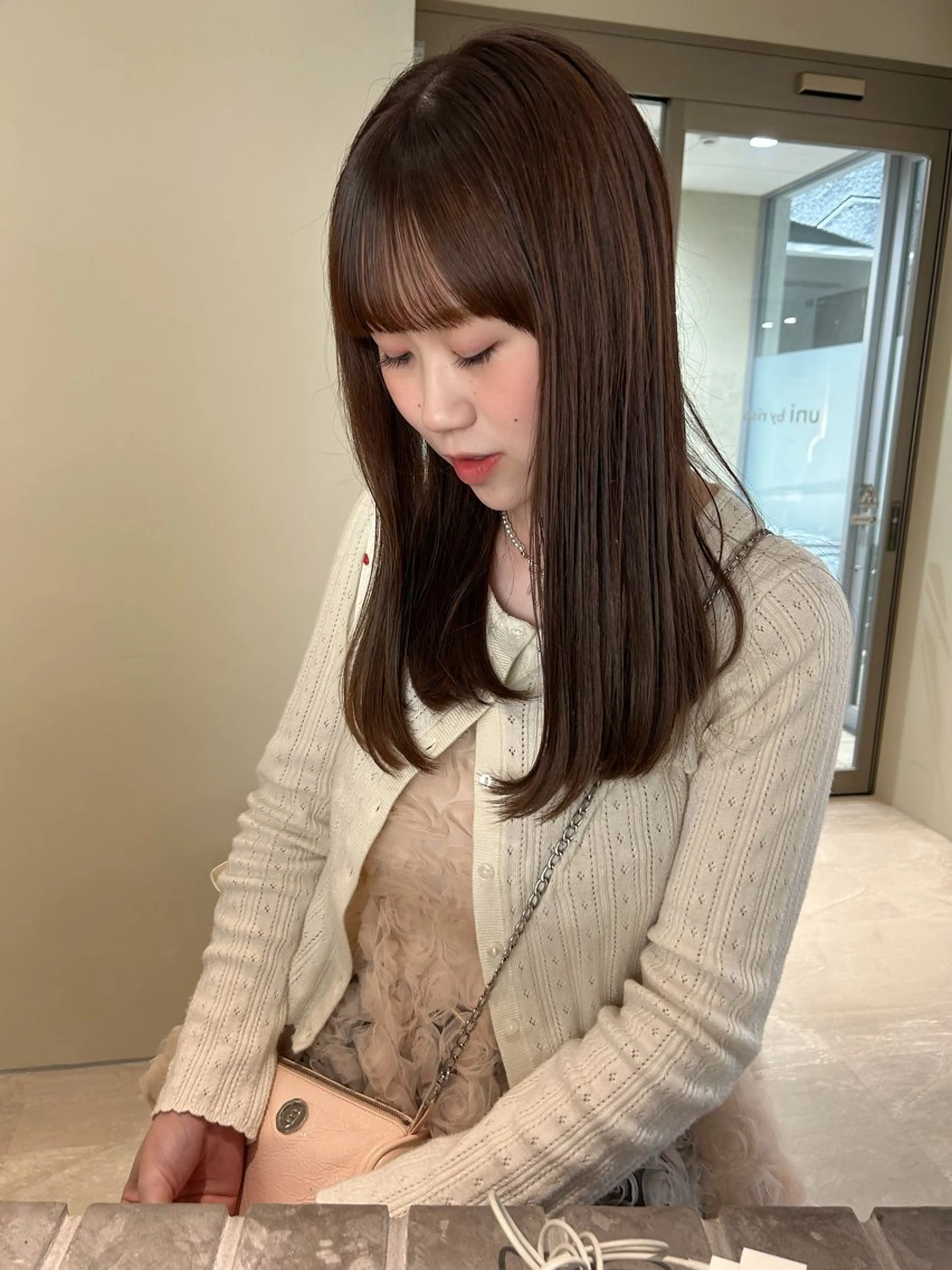 ロング カラー ブラウンカラー ヘアカラー 🍒透明感カラー mutsuki🍒のヘアスタイル
