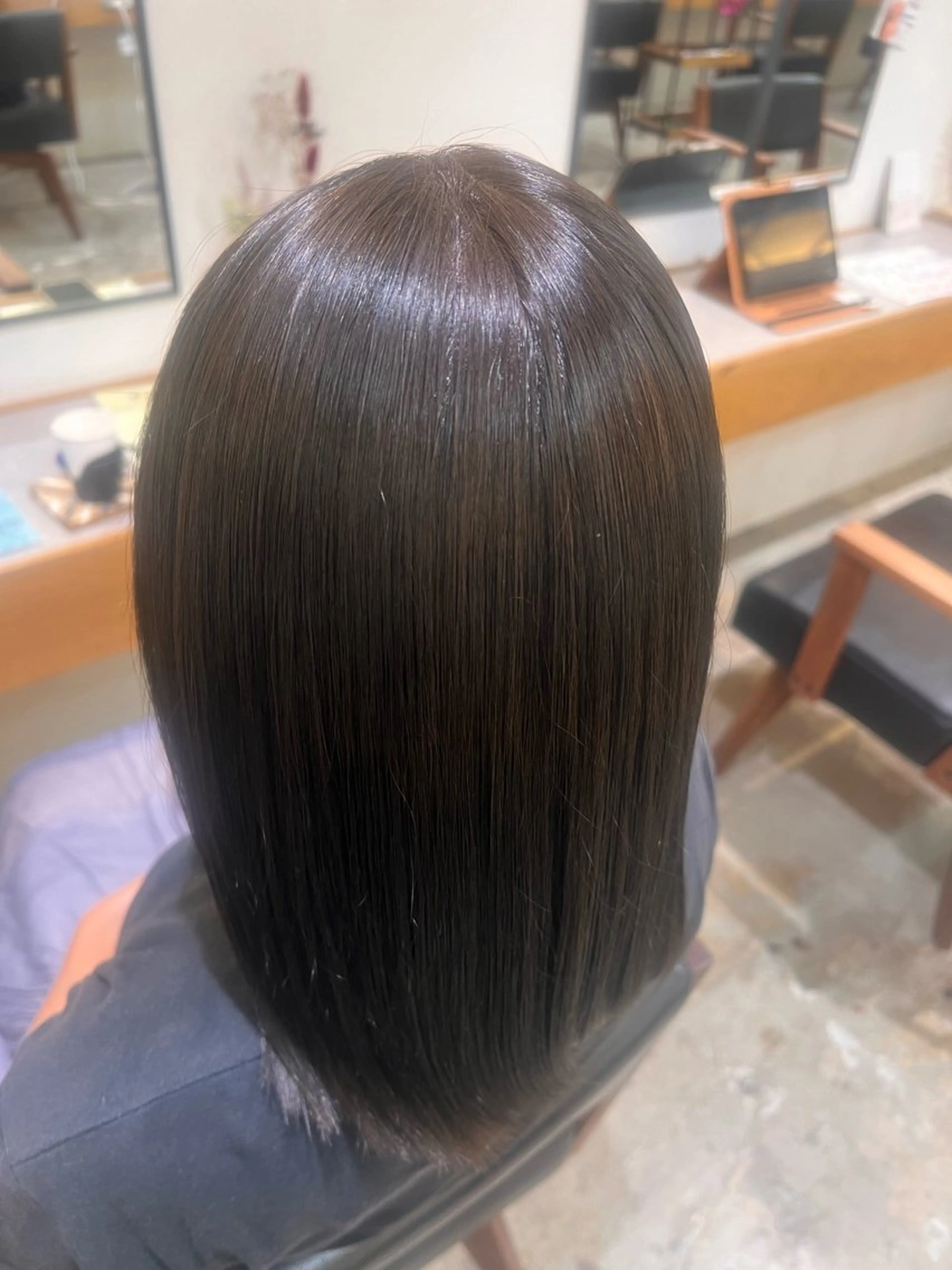 セミロング ヘアカラー トリートメント suzuna 🫧のヘアスタイル