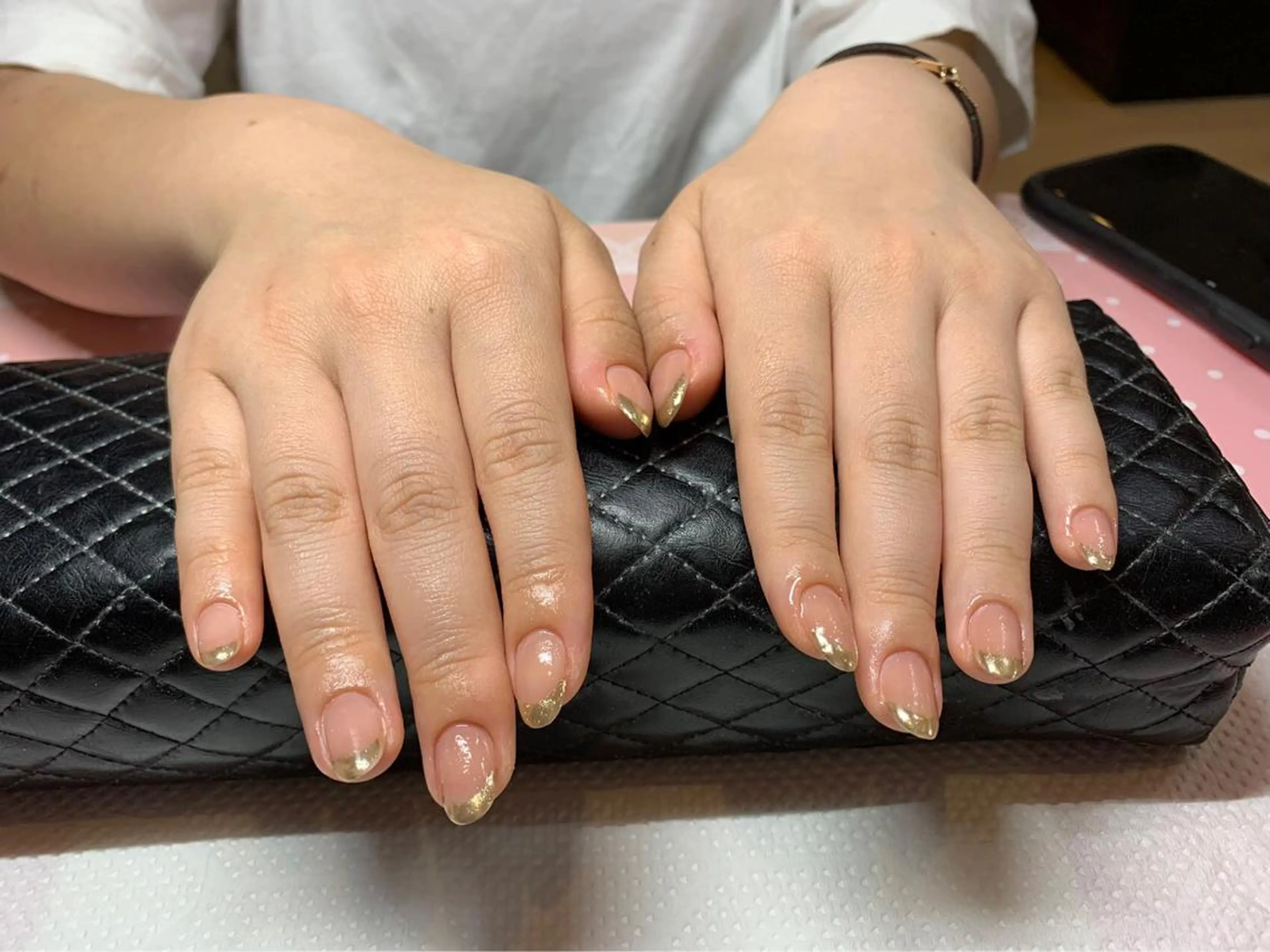 ネイル フレンチネイル ミラーネイル Fairyフェアリーネイルサロン所属・Fairy フェアリーネイルのネイルデザイン