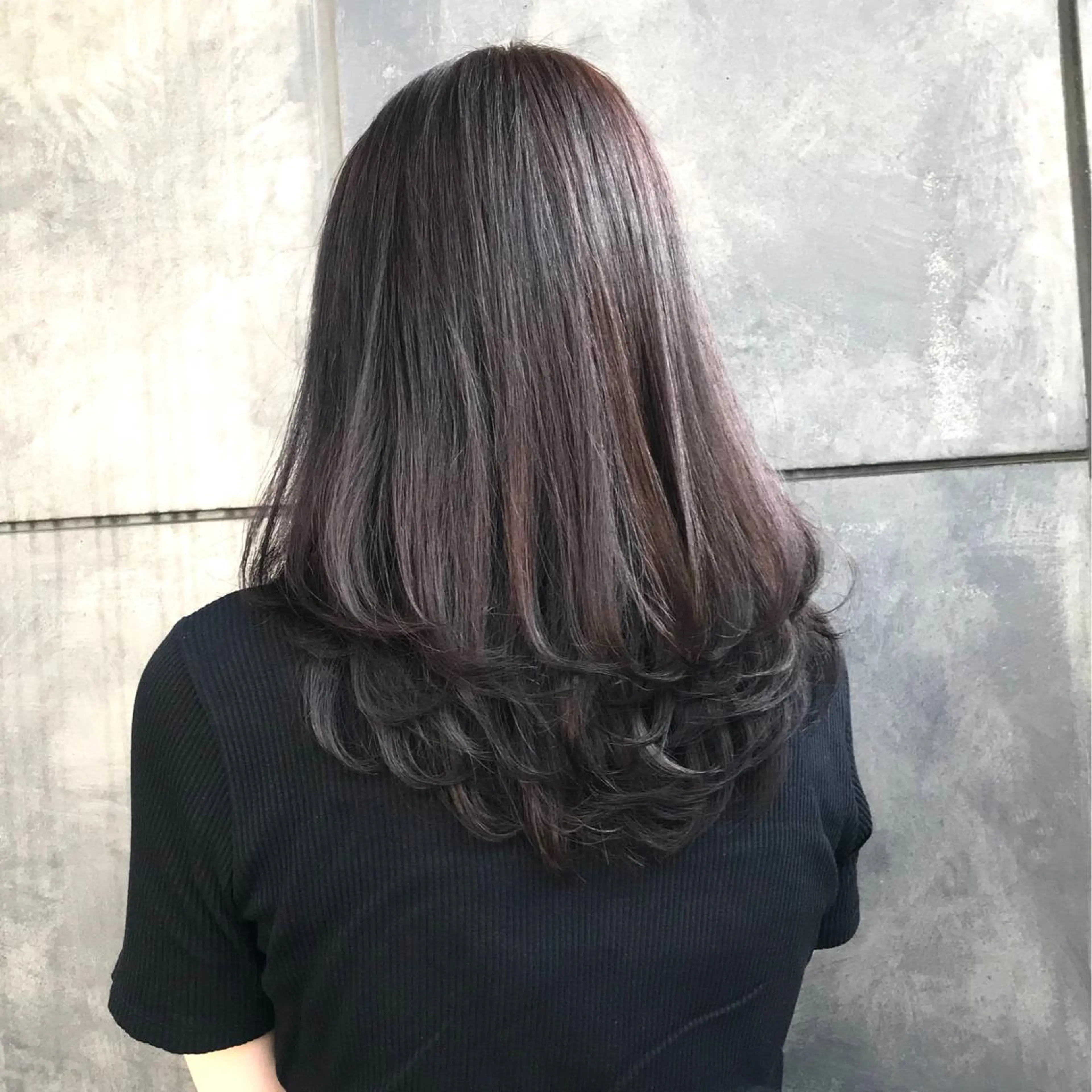 セミロング タンバルモリ ヨシンモリ ムルギョル巻き 韓国風ヘア レイヤーカット サロウィン所属・K-POP好き美容師 🇰🇷Kai.Yのヘアスタイル