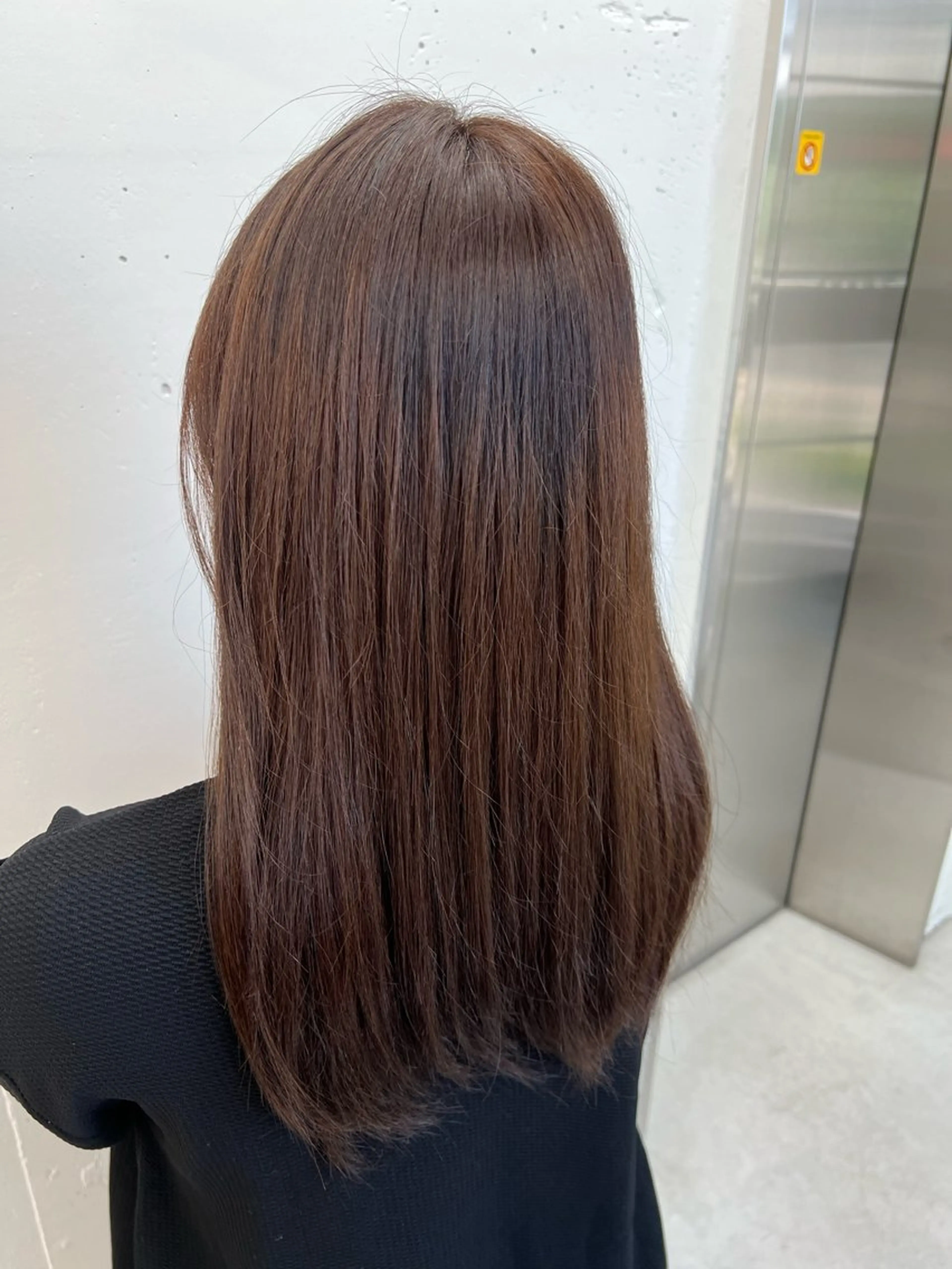 セミロング カラー ベージュカラー 透明感カラー ラテベージュ ヘアカラー トリートメント あすか JILLSTUDIOのヘアスタイル