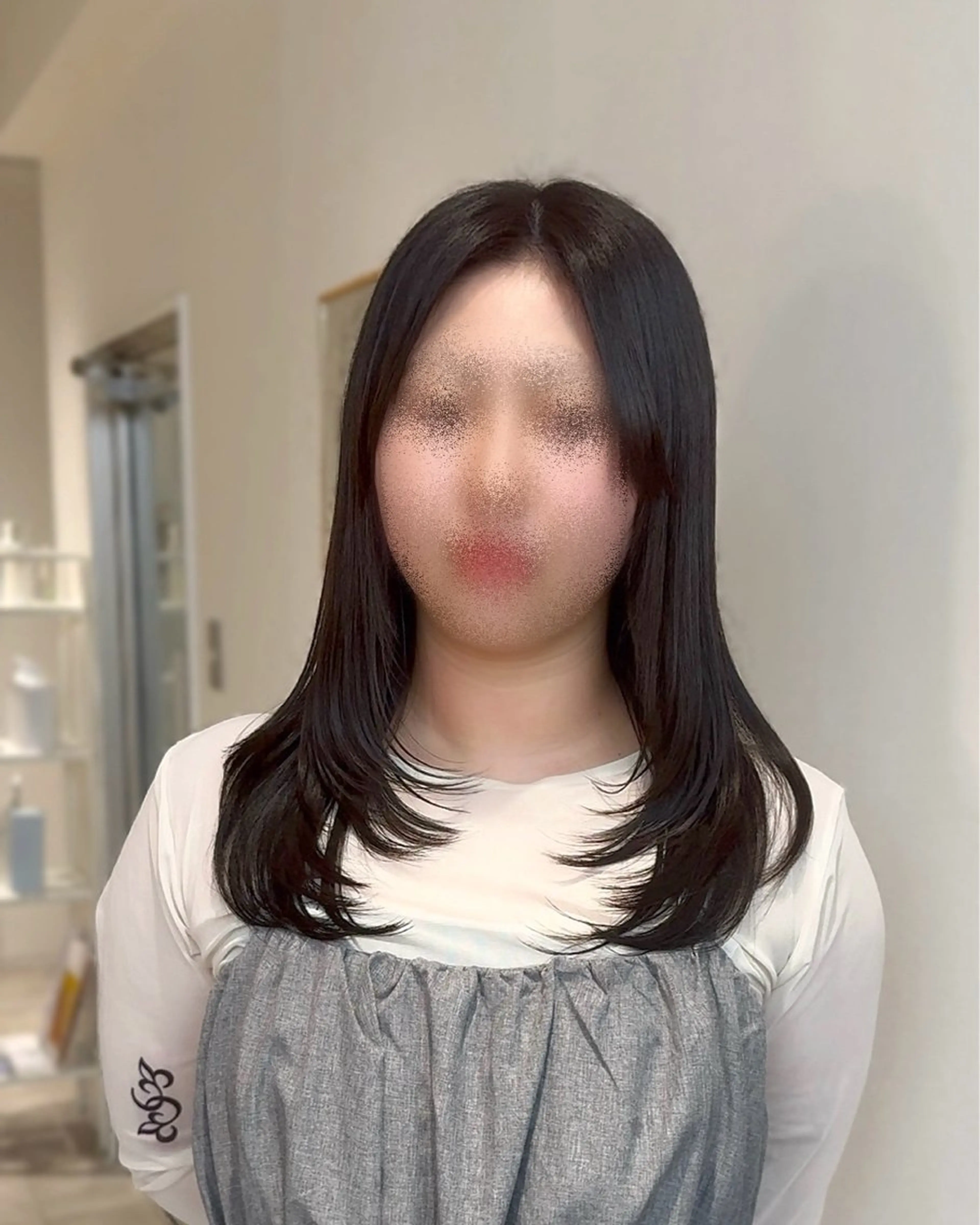 セミロング レイヤーカット 縮毛矯正 MEGULI所属・🌷ことみ🌷 仙台美容師🌷のヘアスタイル