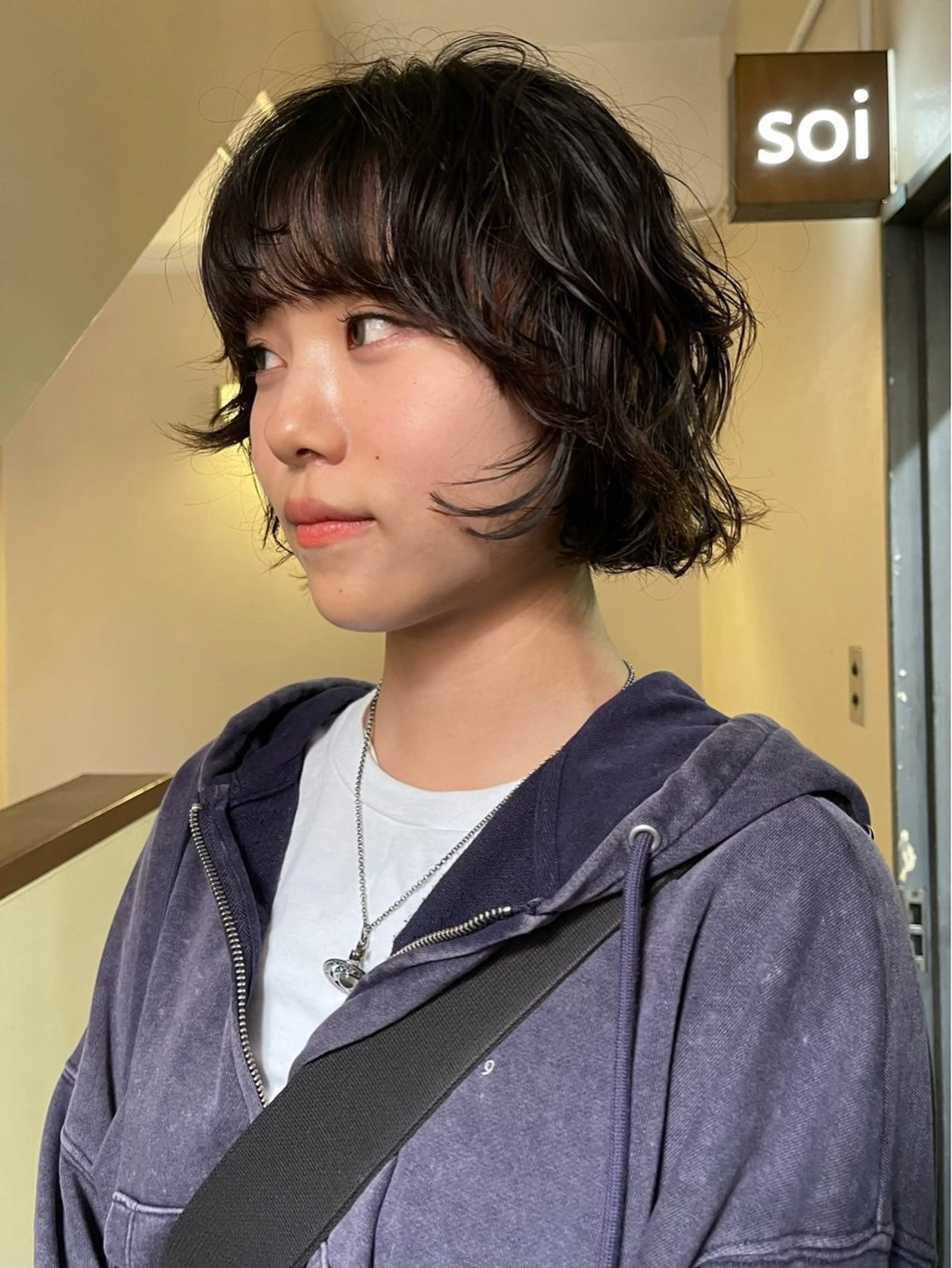ショート パーマ カット ヘアカラー パーマ トリートメント ヘアセット レイヤー/ハイトーン /ブリーチ/安部佑哉のヘアスタイル
