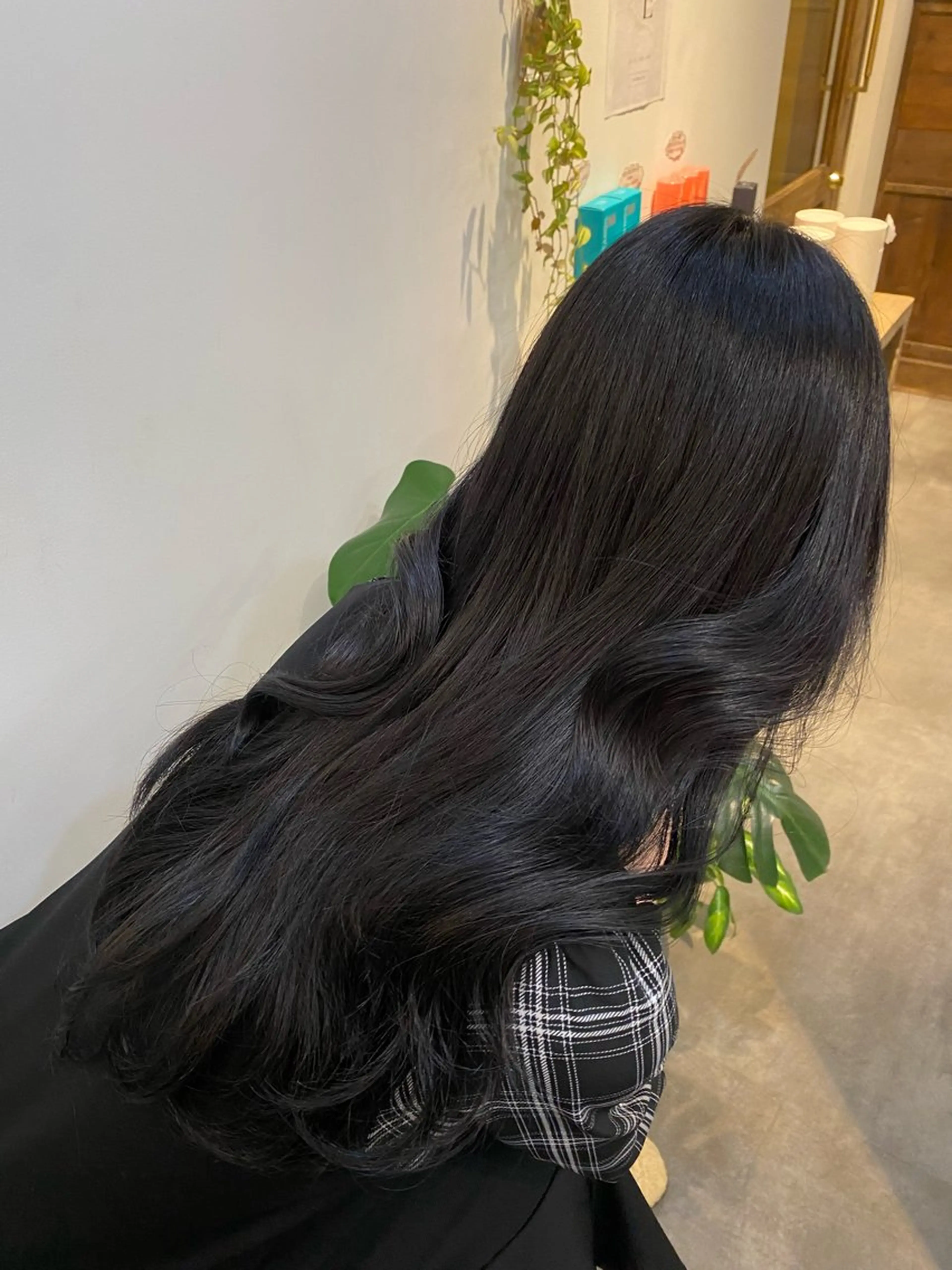 ロング カラー 透明感カラー ヘアカラー トリートメント ヘッドスパ hair&culture gallery moloco　神保町　九段下店所属・RISA🩶🐈‍⬛ カット✨透明感カラーのヘアスタイル