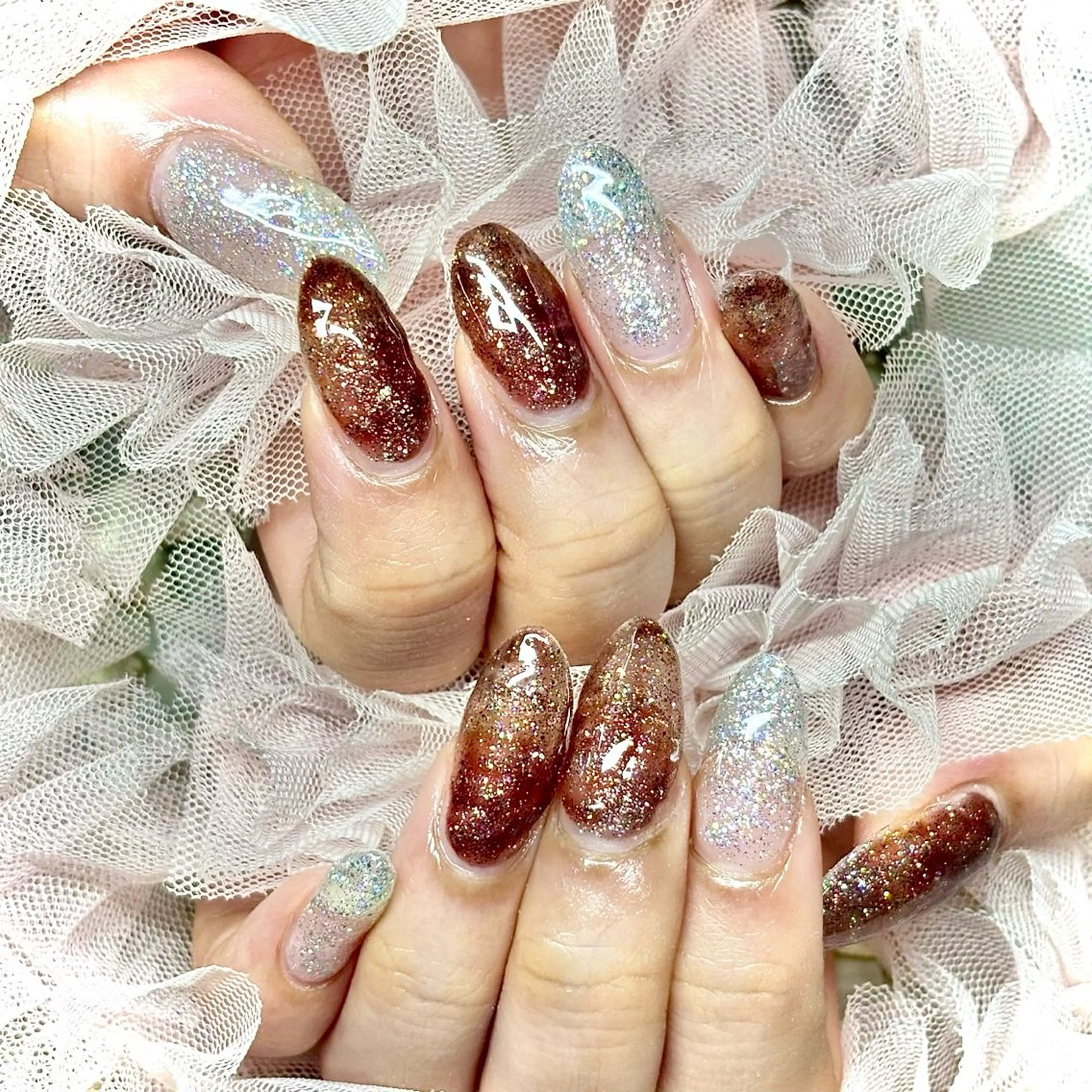 ネイル 韓国ネイル スカルプネイル ワンホンネイル 冬ネイル miminon 自宅ネイルサロンのネイルデザイン