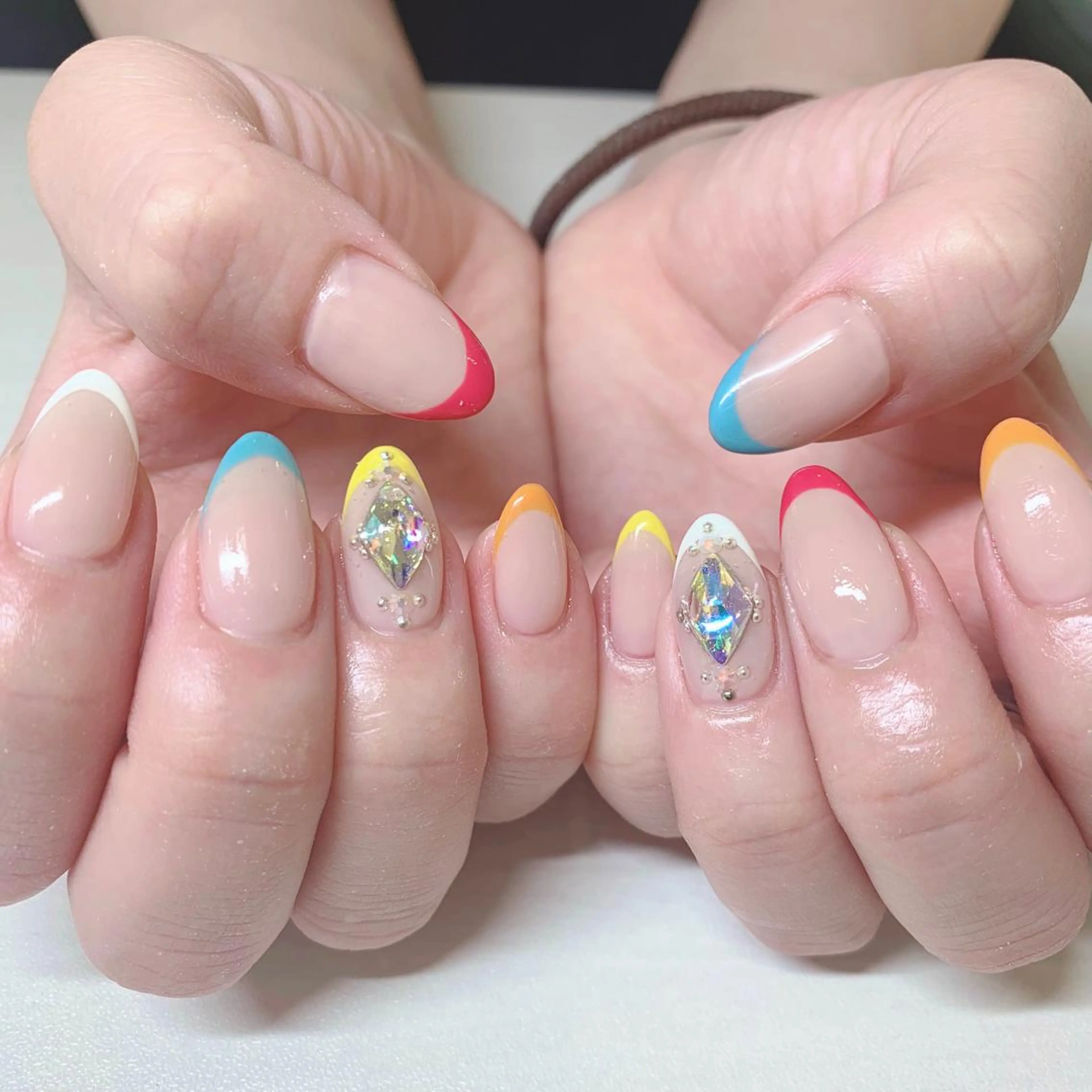 カラー ネイル ハンドネイル Cozy_ ilumのネイルデザイン