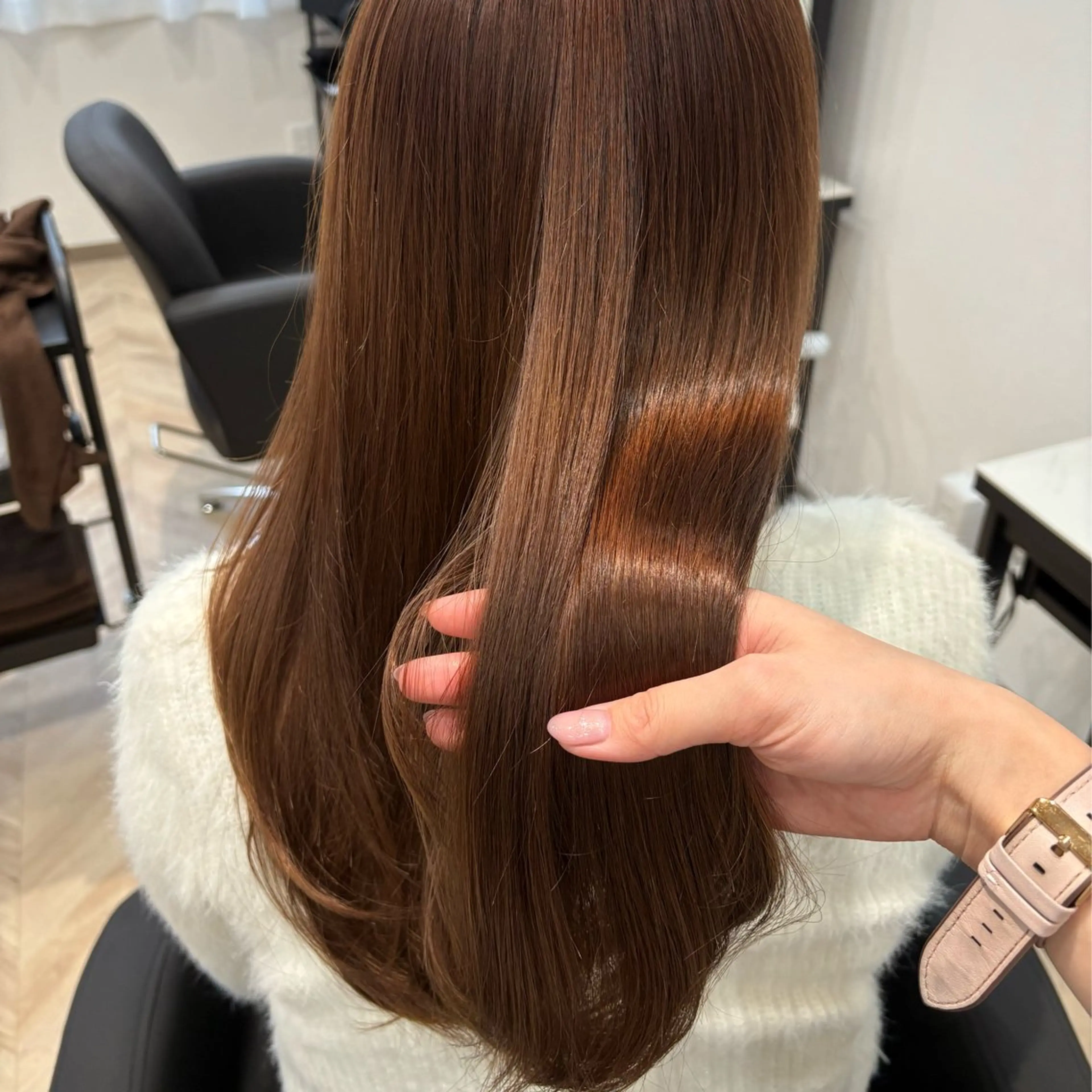 ロング カラー カット ヘアカラー yukari🌷名駅 ＊大人かわいい艶髪のヘアスタイル