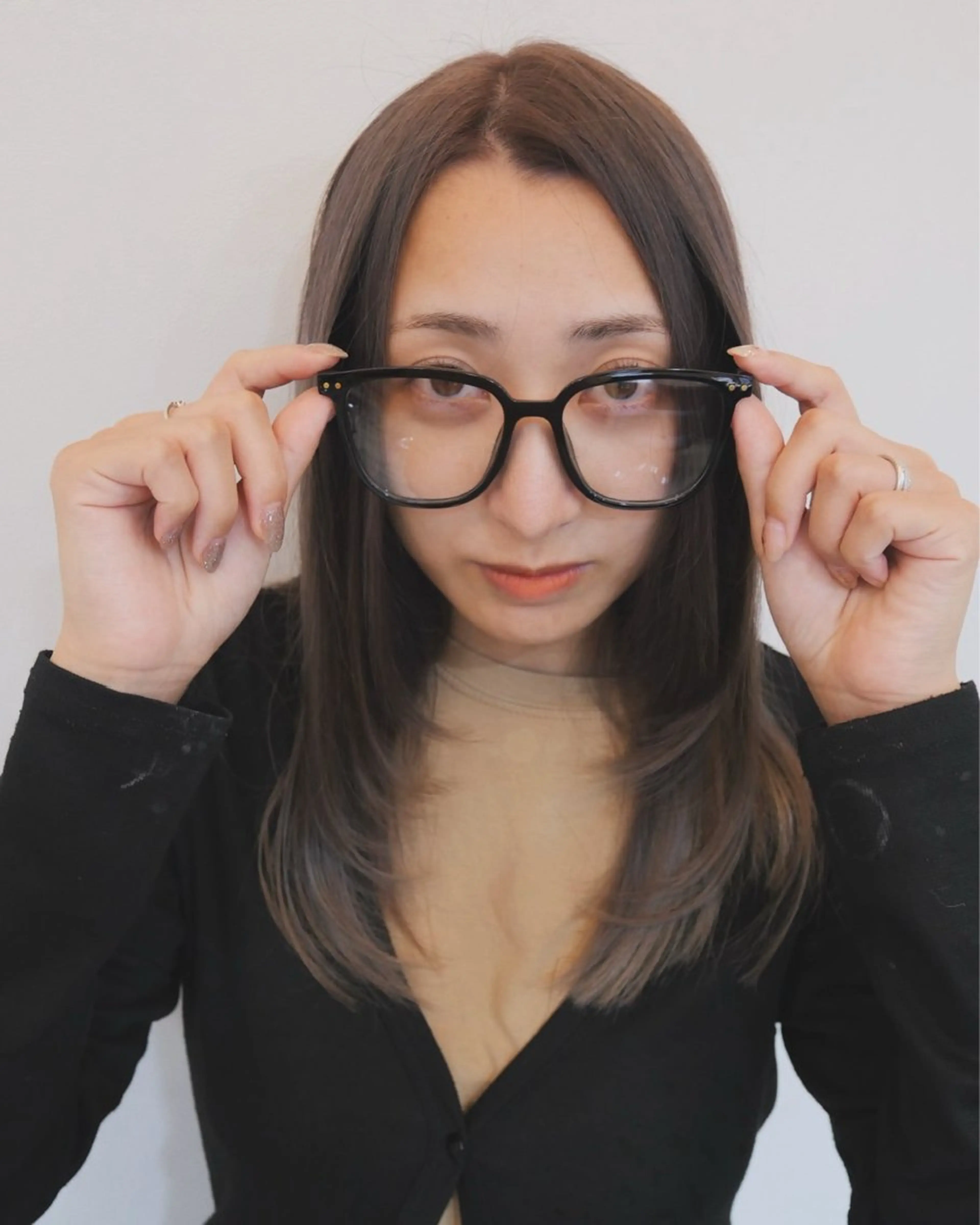 セミロング レイヤーカット カット Salon de Shioriのヘアスタイル