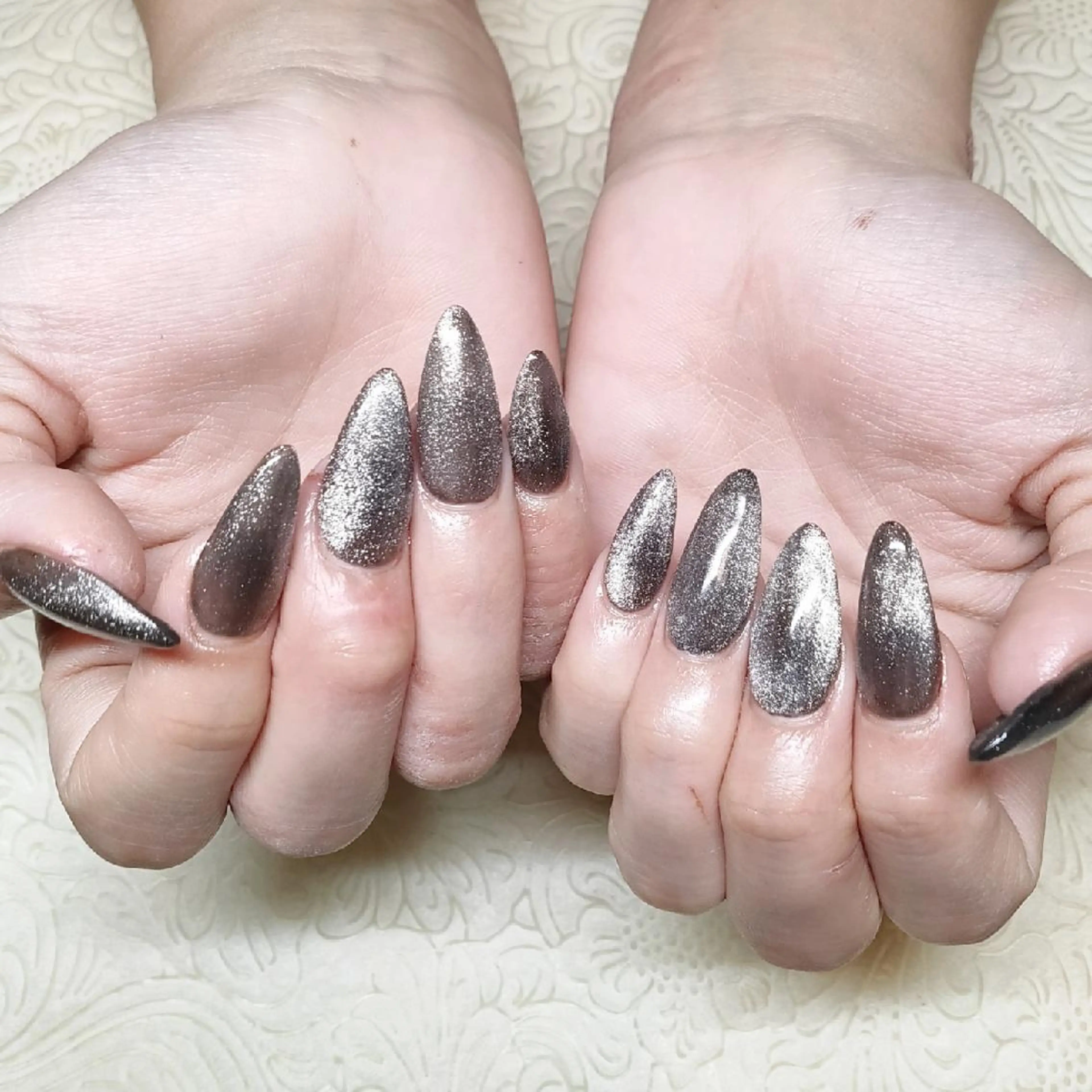 ネイル マグネットネイル ハンドネイル private nailsalonのネイルデザイン