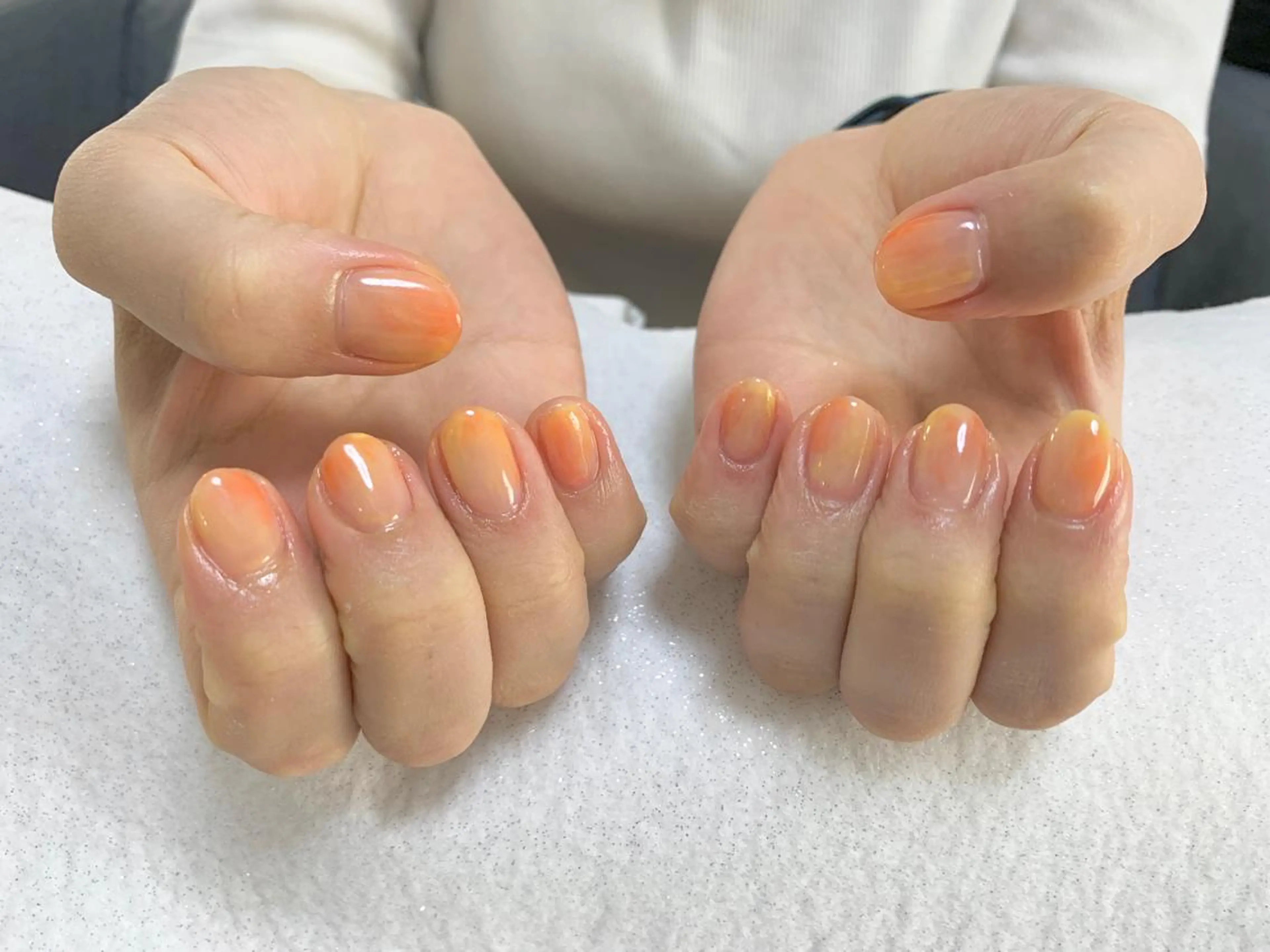 ネイル シンプルネイル ハンドネイル 手塚 里奈のネイルデザイン