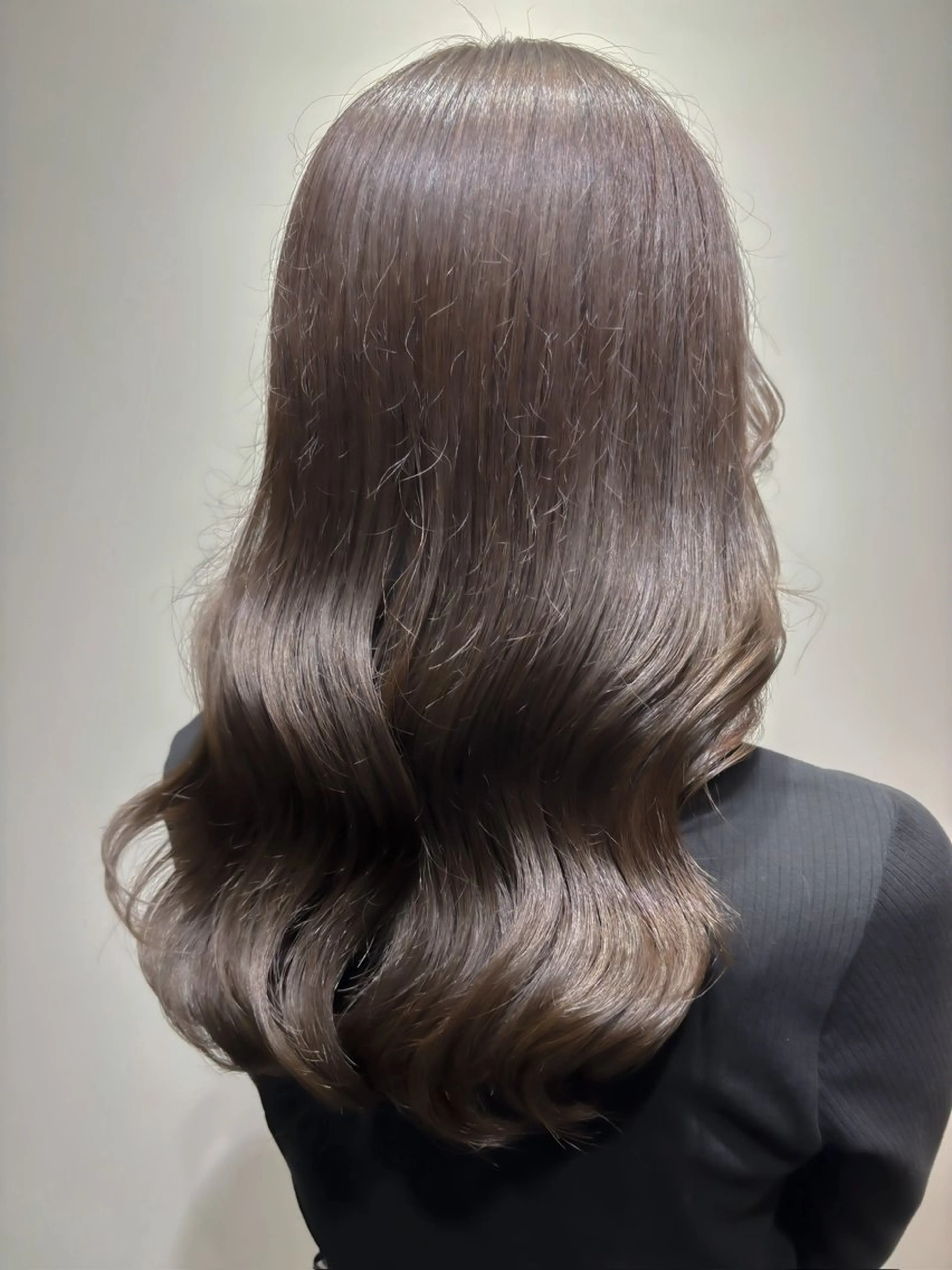 セミロング カラー ベージュカラー カット ヘアカラー ducha所属・DUCHA Tomida naoのヘアスタイル
