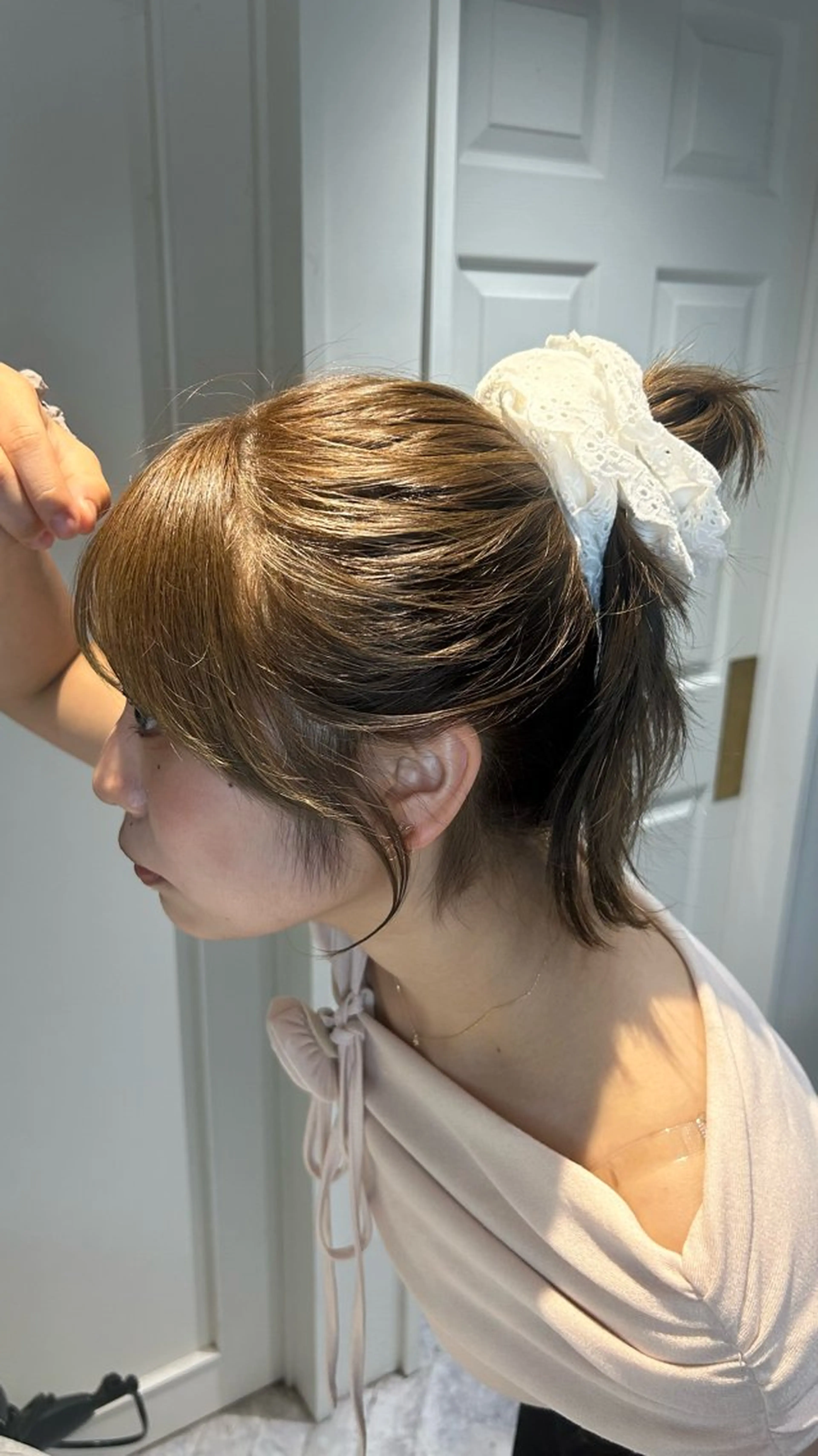 セミロング ヘアカラー トリートメント Lomalia Yuukaのヘアスタイル