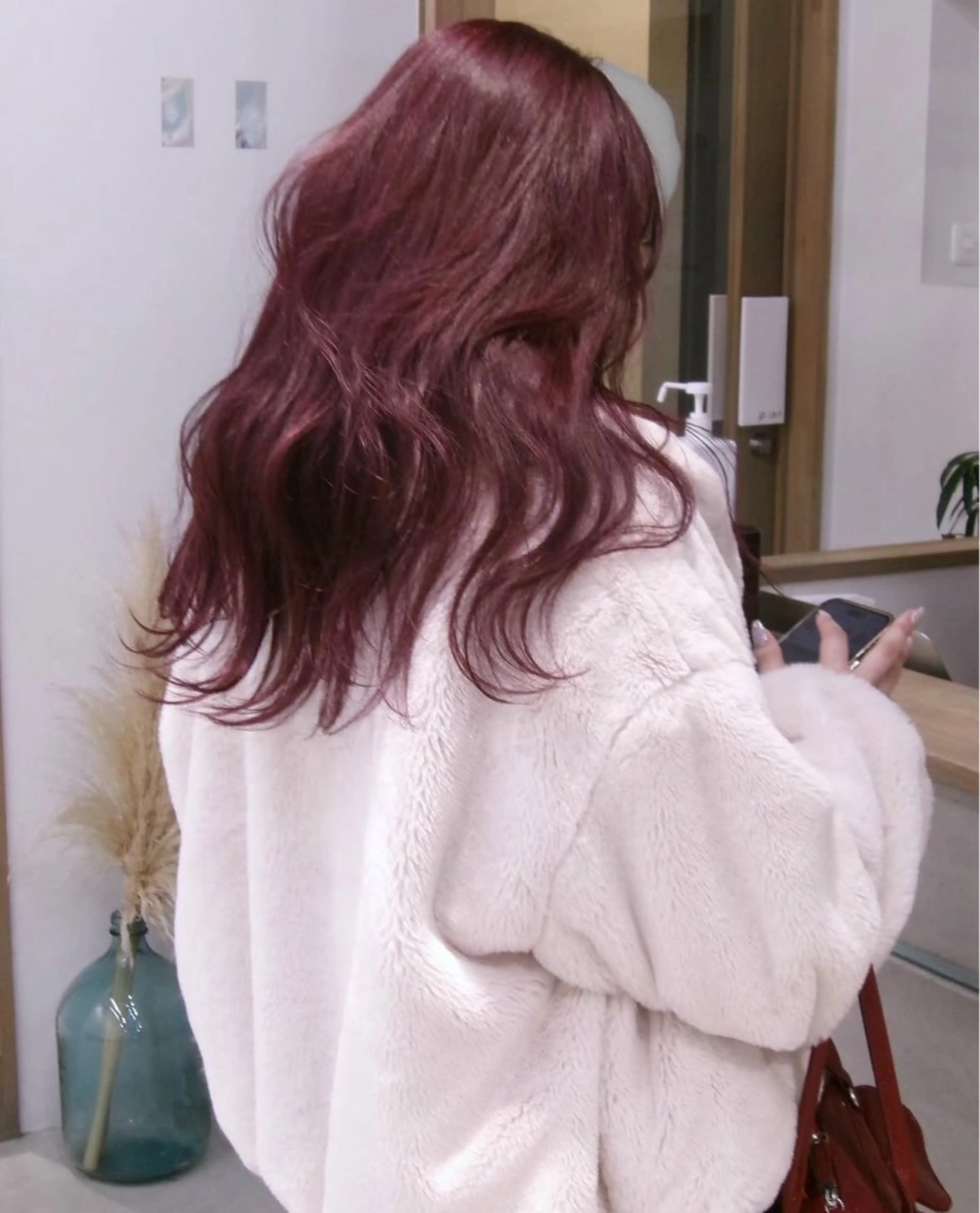 セミロング カラー 透明感カラー ヘアカラー momoa/名古屋 /透明感カラーのヘアスタイル