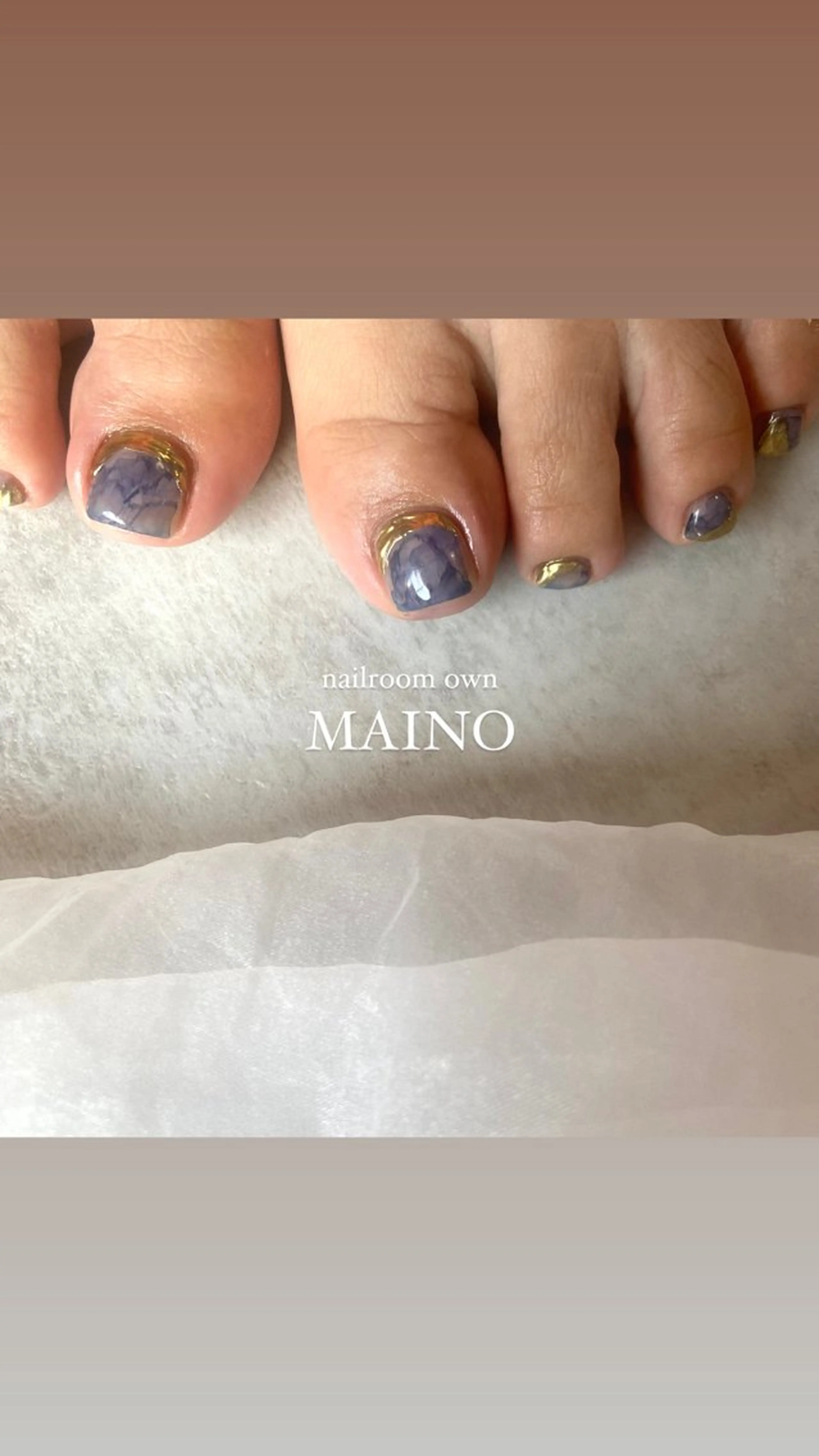 ネイル フットネイル nailroom own所属・maino ( own　)のネイルデザイン