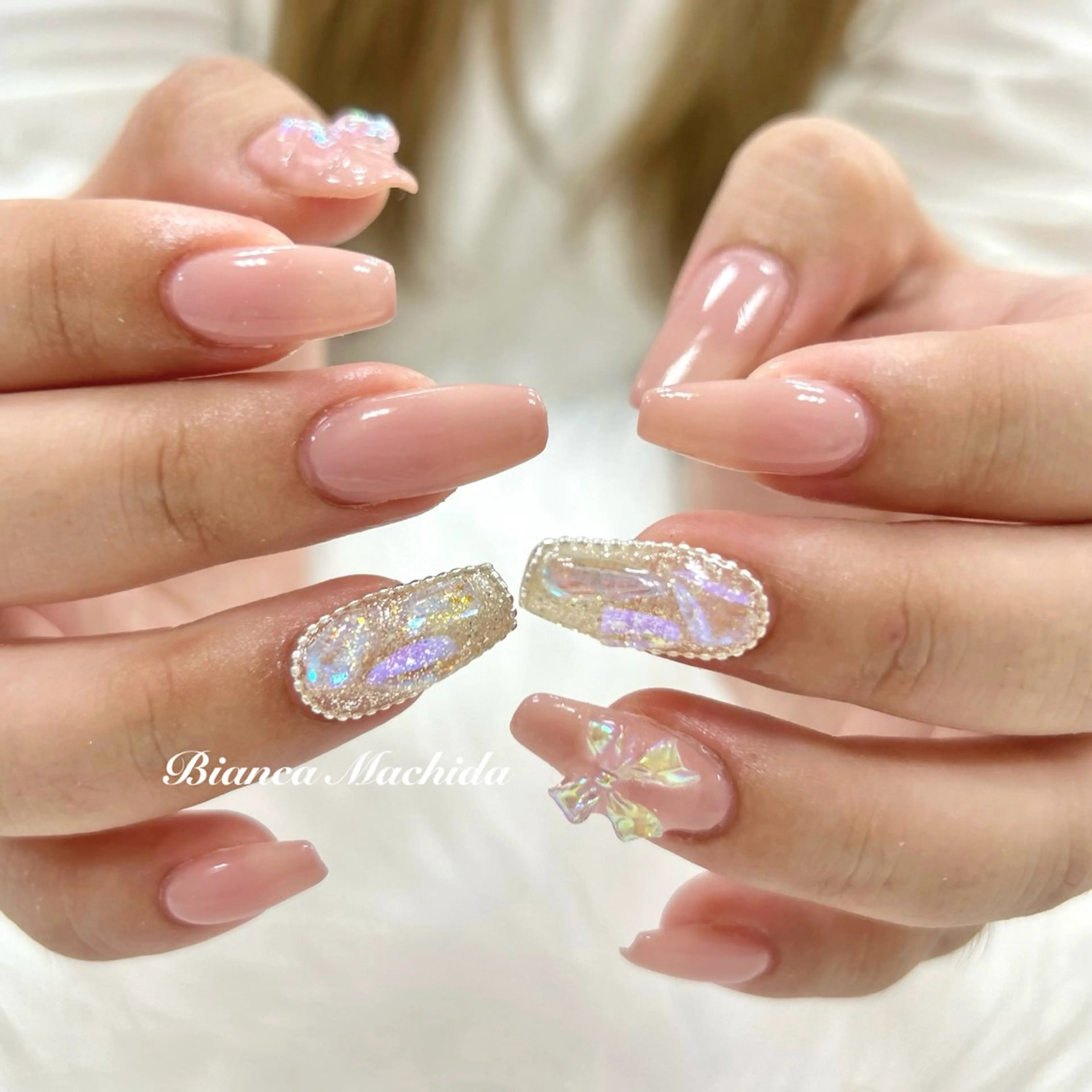 ネイル ハンドネイル ハンドケア Bianca 🪽 Nakajimaのネイルデザイン