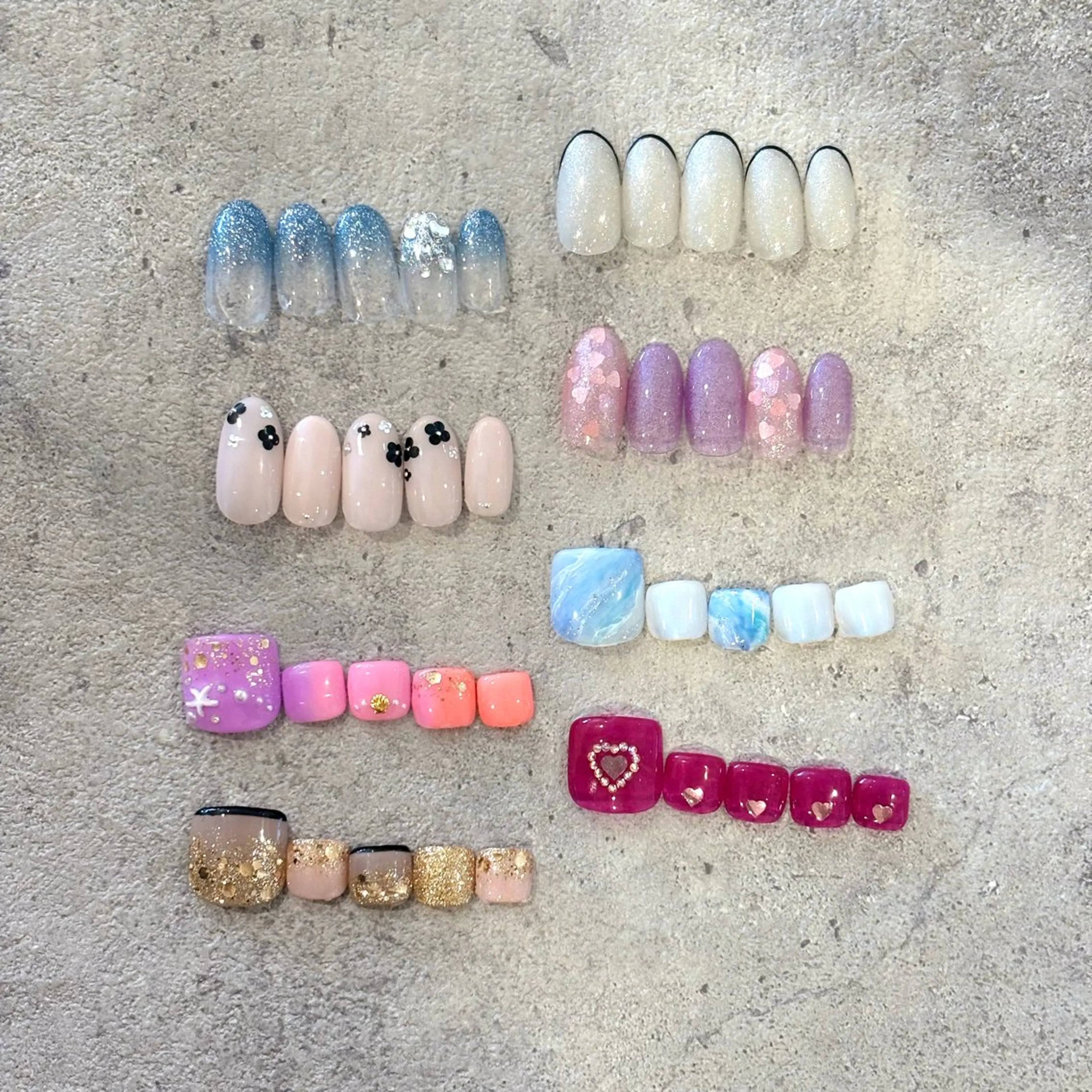 【定額ネイル】 ハンドネイル フットネイルの写真