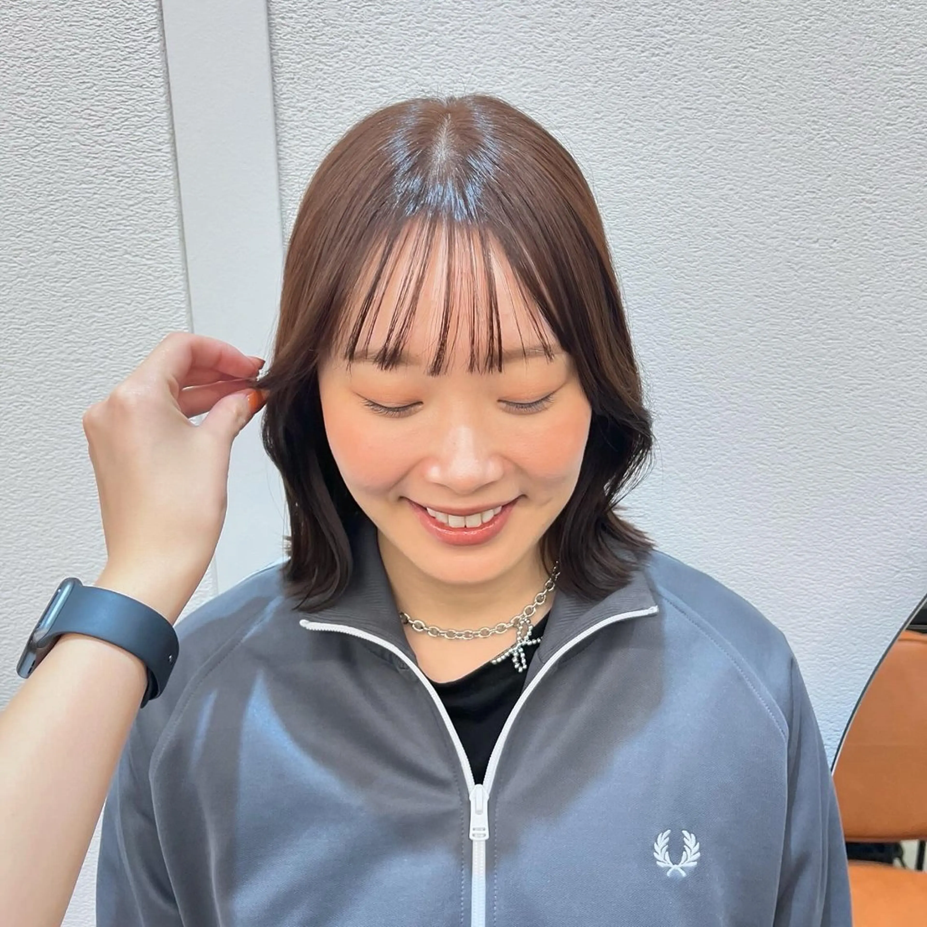 ミディアム くびれヘア カット ヘアカラー トリートメント sem所属・韓国風🚪似合わせ/ 髪質改善🤍ariのヘアスタイル
