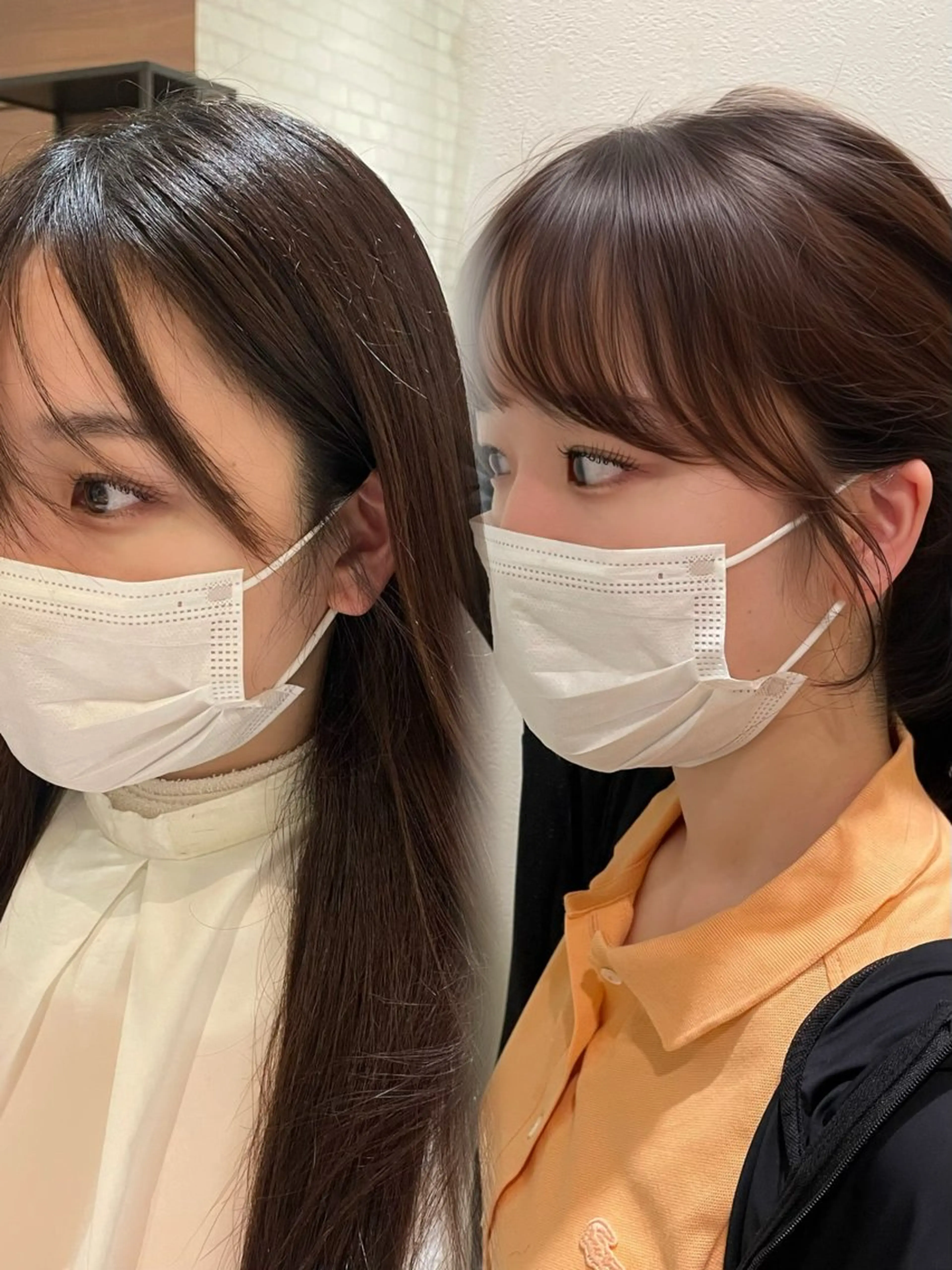 ロング カラー 小顔カット カット ヘアカラー 太田陽葉里/ カラーモデル募集中のヘアスタイル